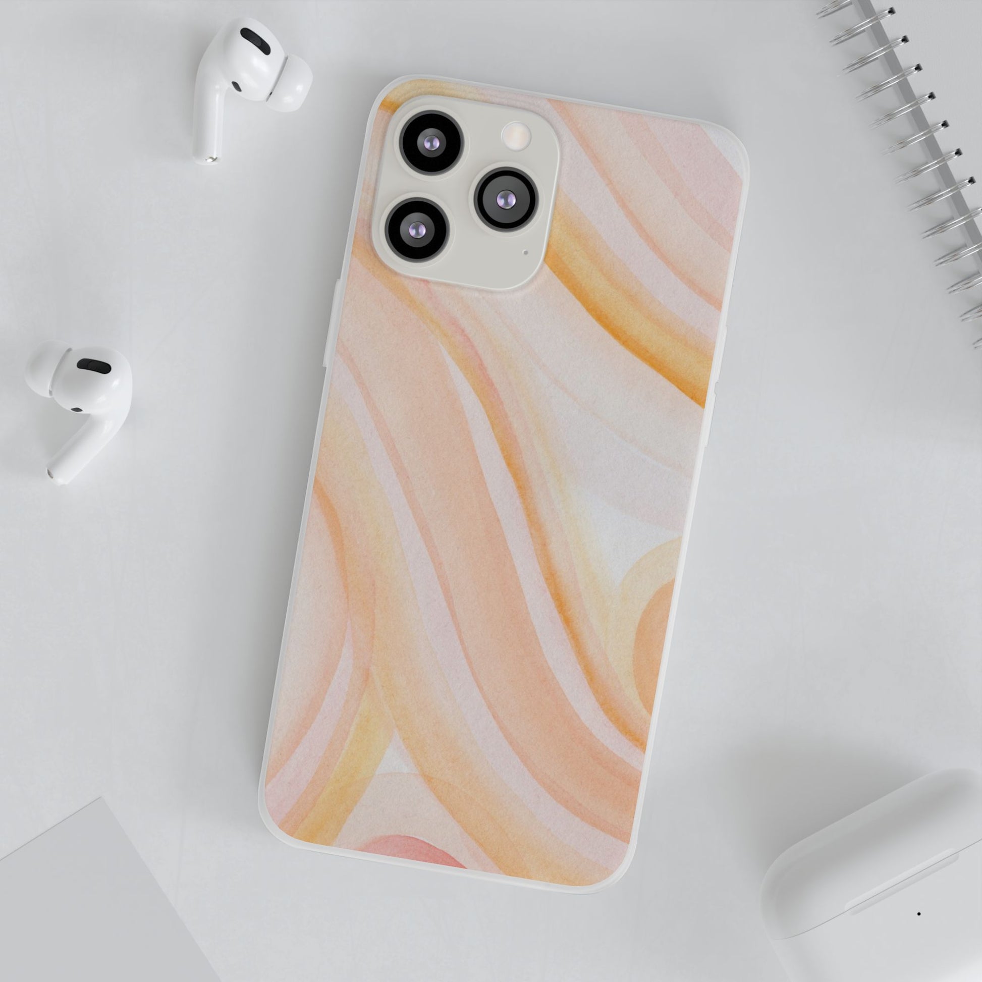 Aesthetic Phone Case, Soft Pastel Flexible Cover, Trendy Mobile Accessories, Gift for Her, Cute Phone Protection - FORMO