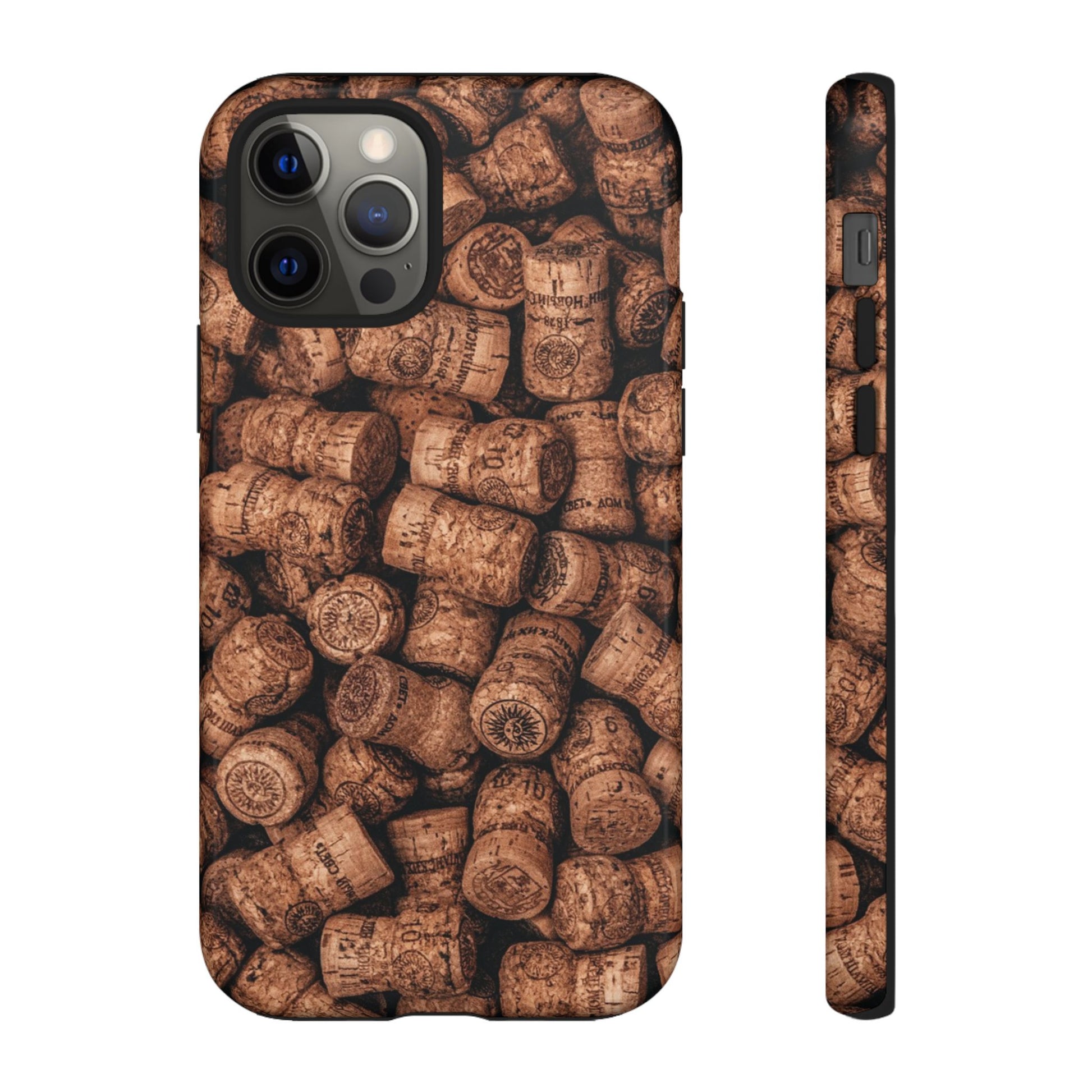 Cork Pattern Phone Case - Eco-Friendly, Vintage Style, Rustic Gifts for Wine Lovers, Housewarming, Birthday, Unique Gift - FORMO