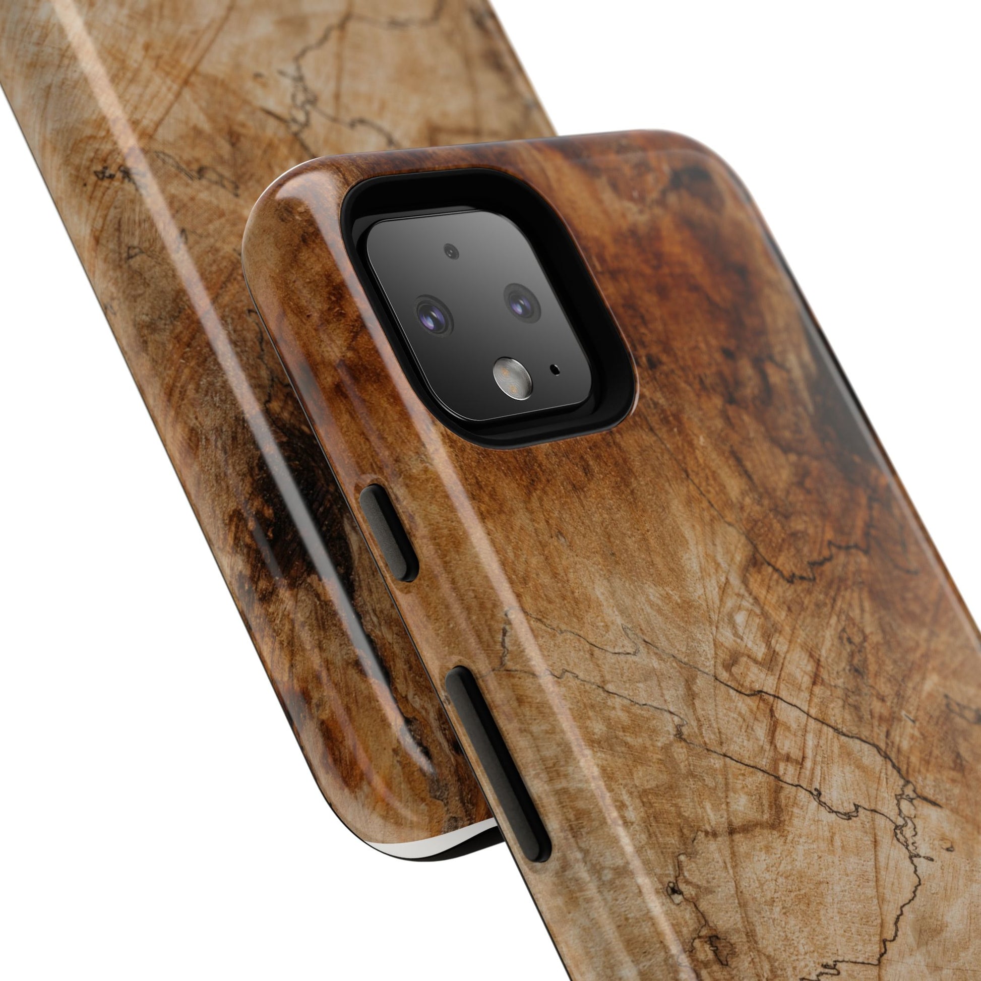 Woodland-Inspired Phone Case | Tough Cases, Natural Wood Grain Cover, Rustic Tech Accessory, Nature Lover Gift, Eco-Friendly - FORMO