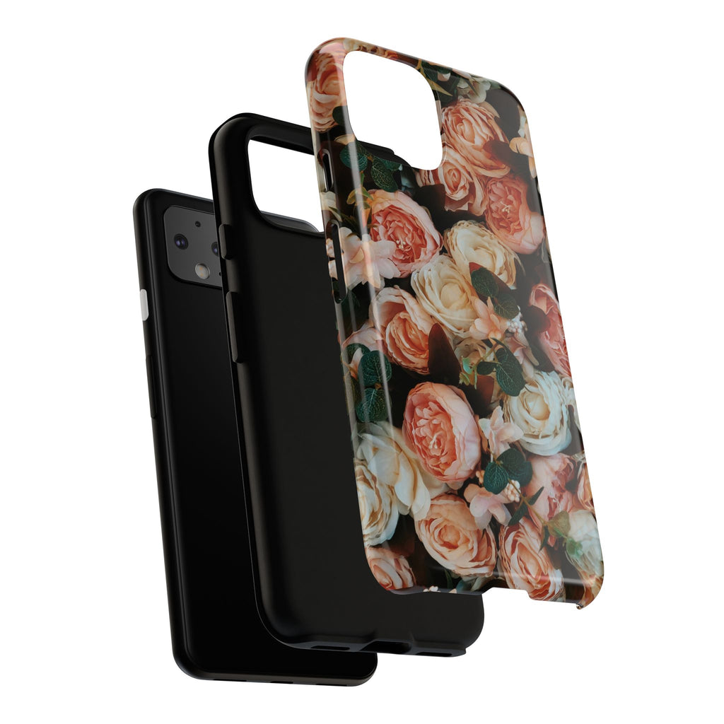 Floral Phone Case - Tough Cases, Rose Design, Floral Protection, Gift for Her, Cute Mobile Cover, Eco-Friendly Case - FORMO