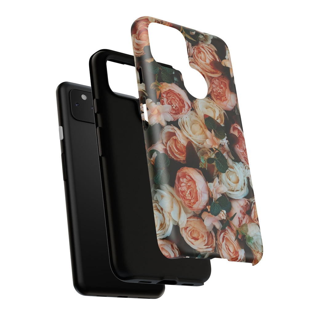Floral Phone Case - Tough Cases, Rose Design, Floral Protection, Gift for Her, Cute Mobile Cover, Eco-Friendly Case - FORMO