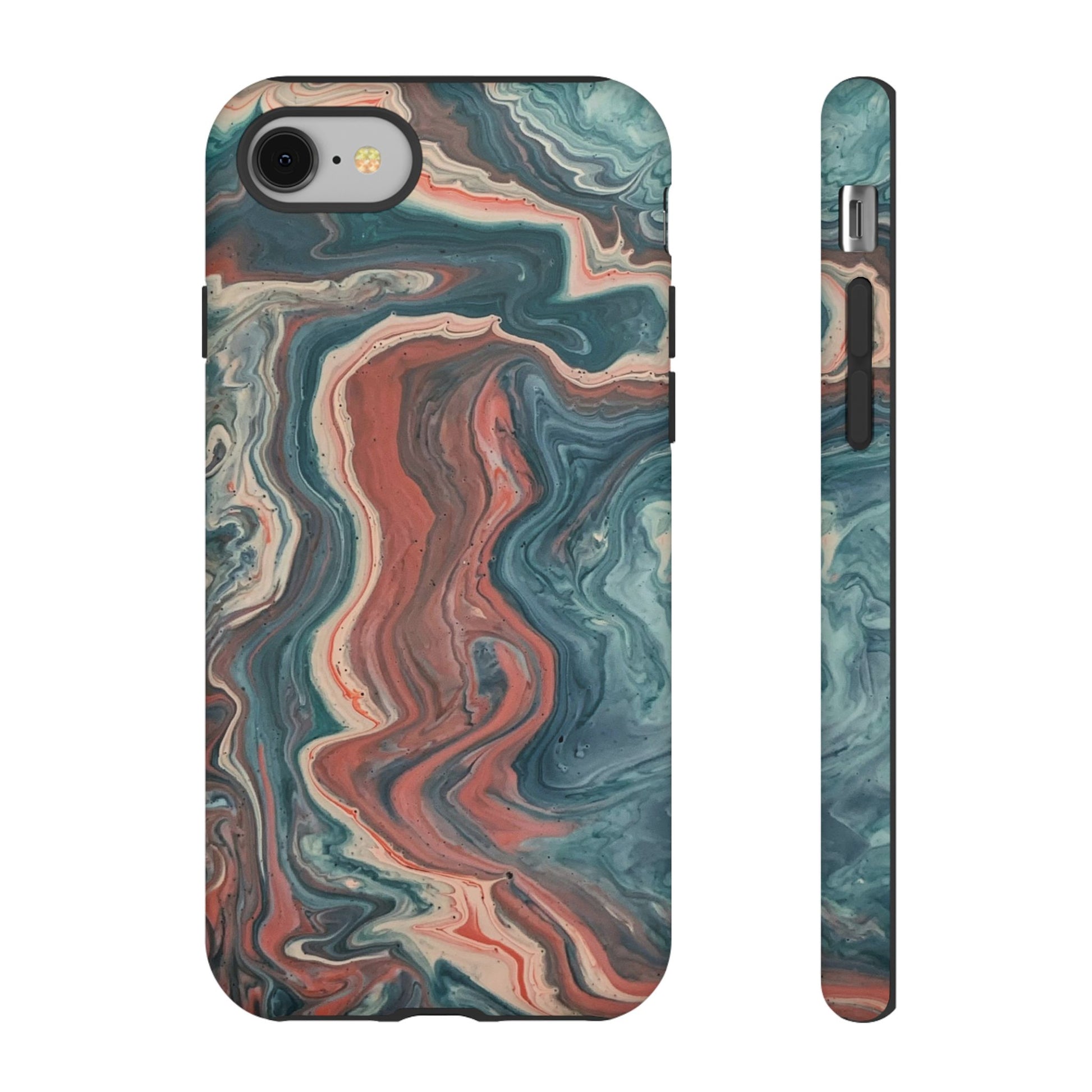 Artistic Phone Case, Tough Cases for Stylish Protection, Marble Design, Trendy Gift for Phone Lovers, Unique Cell Phone Accessory - FORMO