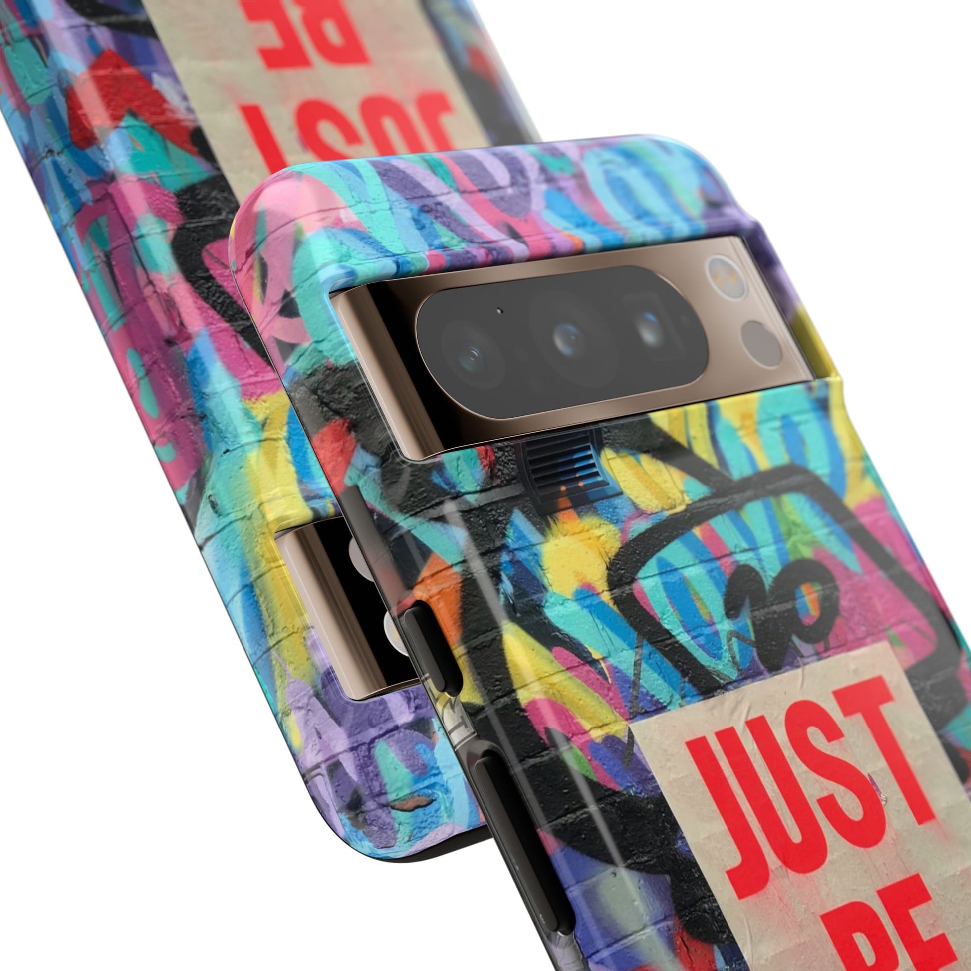 Colorful Phone Case - Just Be Nice Design, Motivational Gift, Phone Accessories, Unique Custom Case, Positive Vibe Tech Gear - FORMO