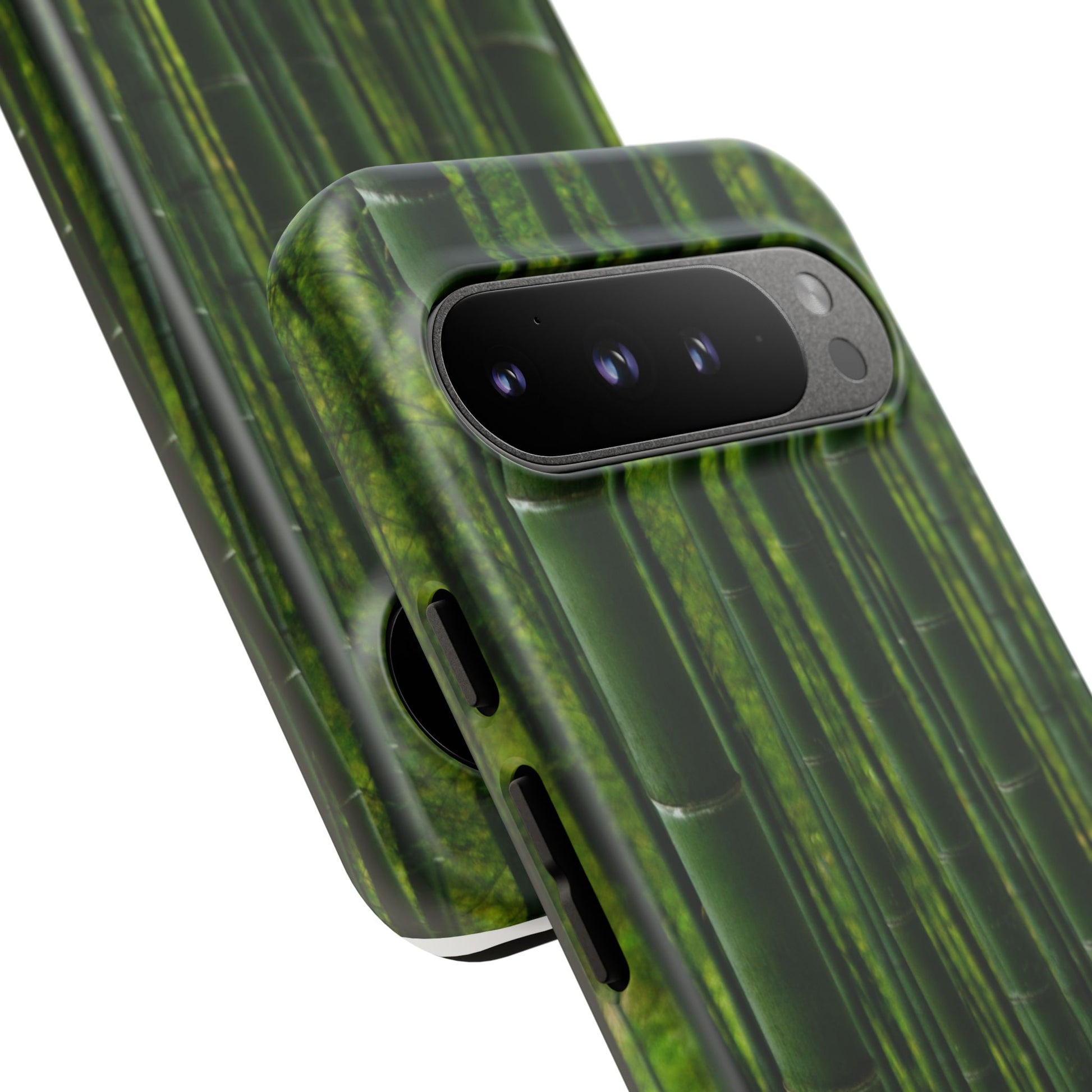 Bamboo Phone Case - Tough Cases, Nature Lover Gift, Eco-Friendly Phone Accessory, Greenery Design, Unique Smartphone Cover - FORMO