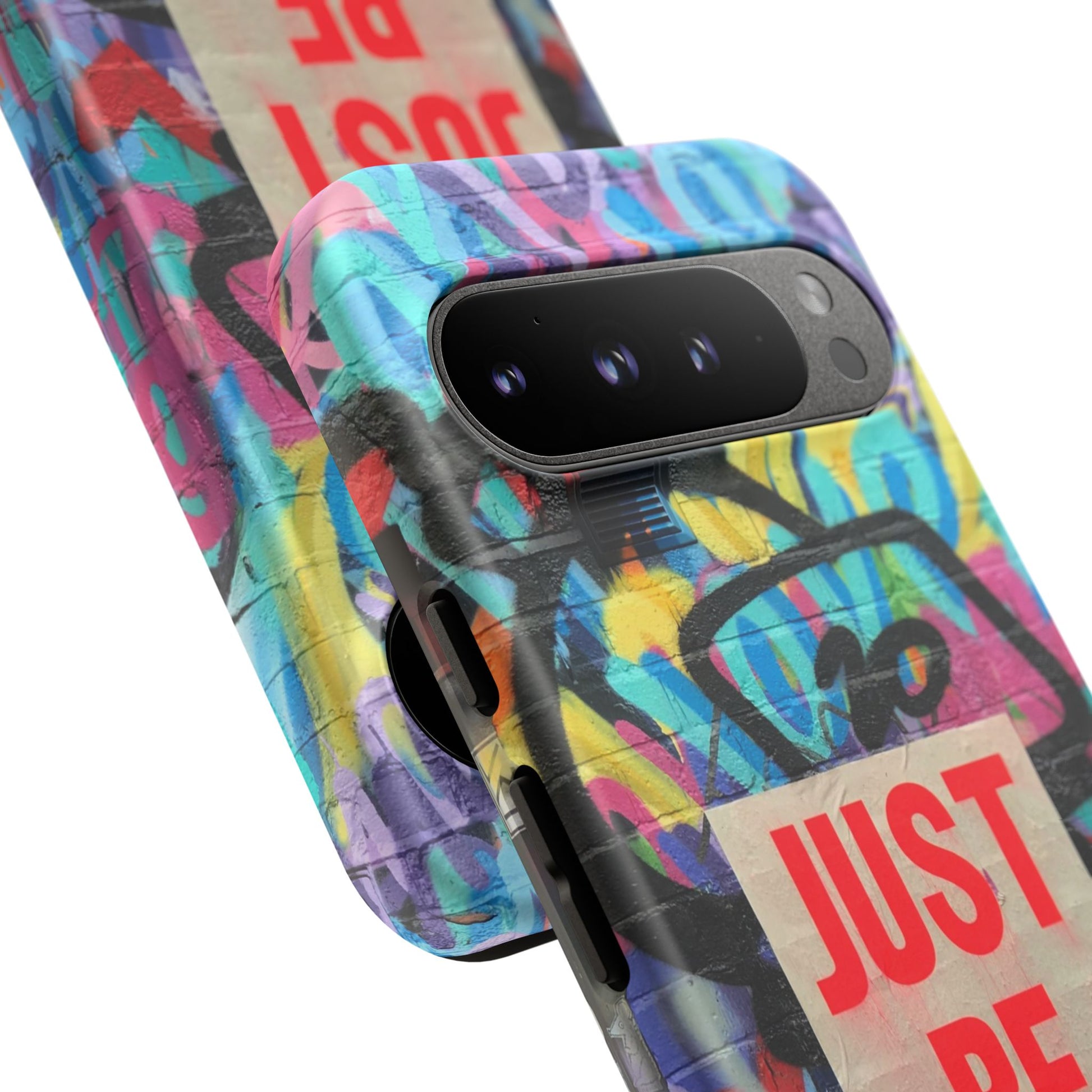 Colorful Phone Case - Just Be Nice Design, Motivational Gift, Phone Accessories, Unique Custom Case, Positive Vibe Tech Gear - FORMO