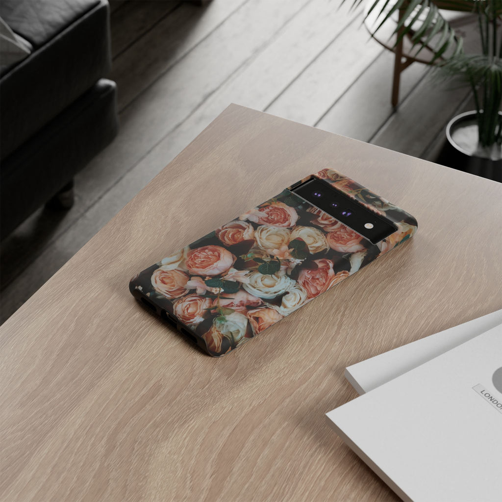 Floral Phone Case - Tough Cases, Rose Design, Floral Protection, Gift for Her, Cute Mobile Cover, Eco-Friendly Case - FORMO