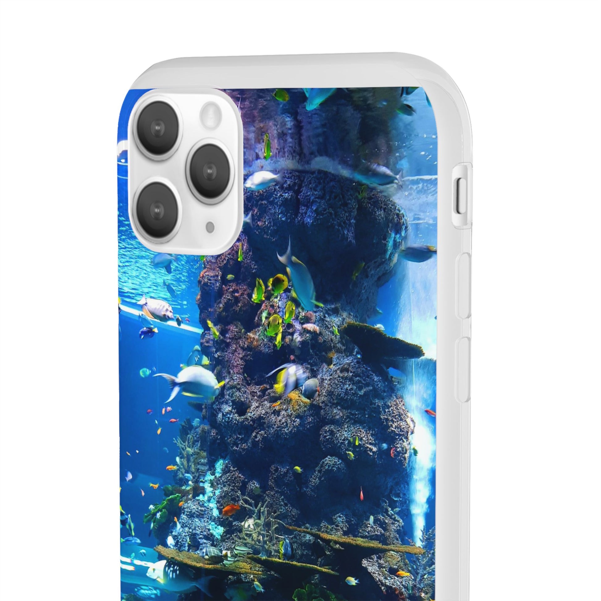 Underwater Paradise Phone Case, Flexible Mobile Cover, Ocean Lover Gift, Marine Life, Beach Decor, Sea Life Accessories - FORMO