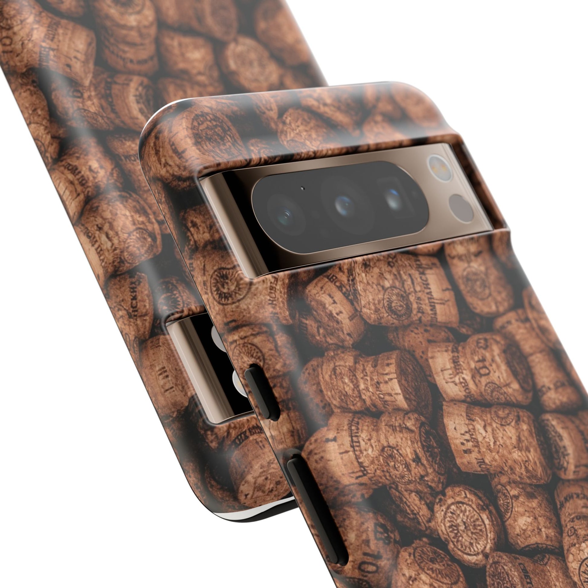 Cork Pattern Phone Case - Eco-Friendly, Vintage Style, Rustic Gifts for Wine Lovers, Housewarming, Birthday, Unique Gift - FORMO