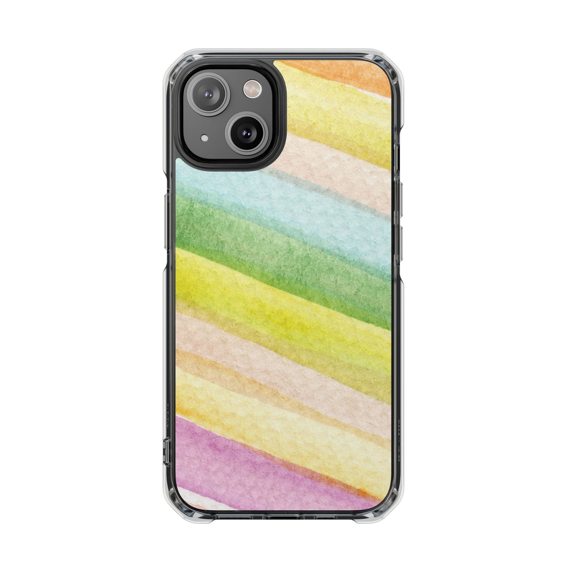 Colorful Watercolor Magnetic Phone Case for Impact Protection, Cute Phone Cover, Stylish Case for Gifts, Birthday, or Everyday Use - FORMO