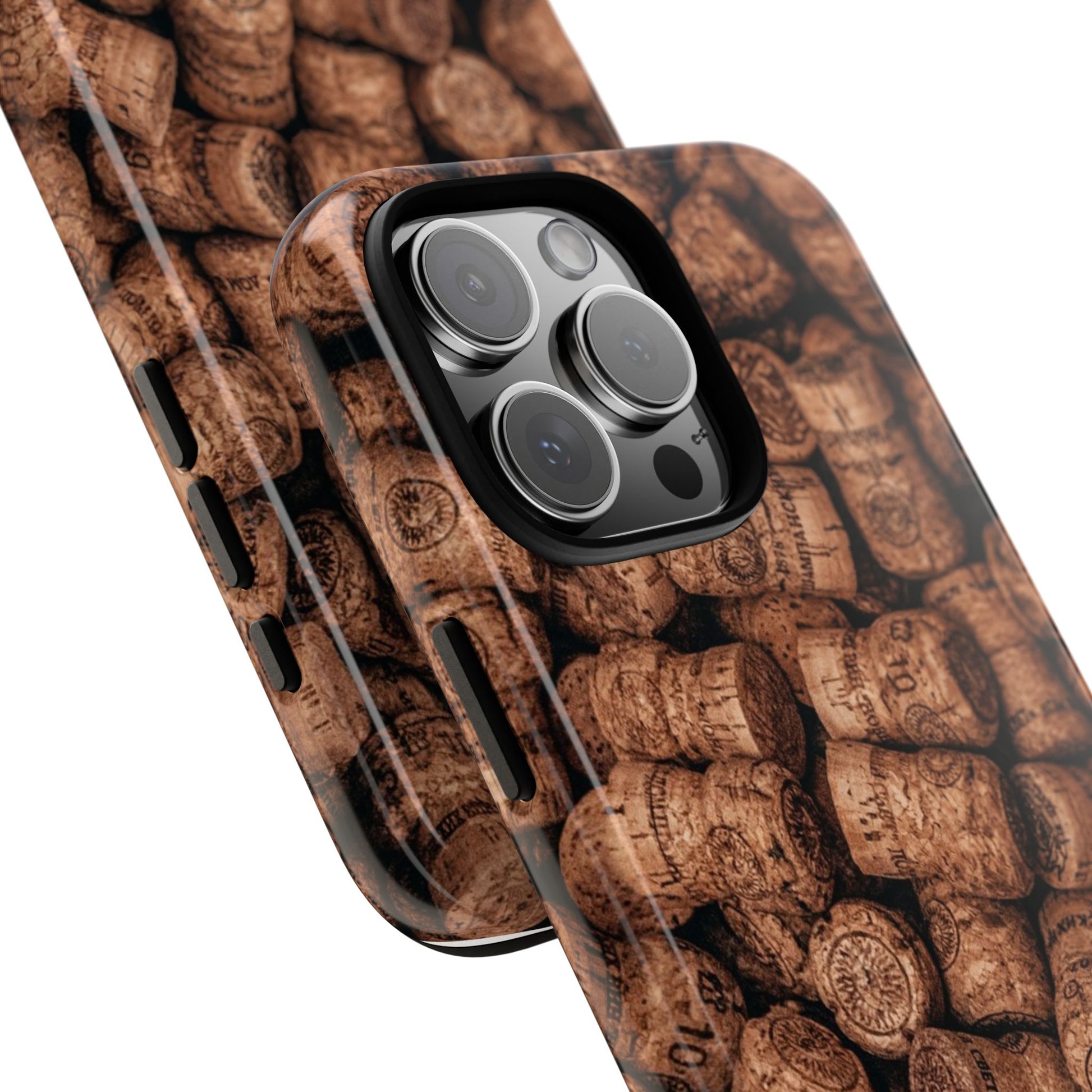 Cork Pattern Phone Case - Eco-Friendly, Vintage Style, Rustic Gifts for Wine Lovers, Housewarming, Birthday, Unique Gift - FORMO