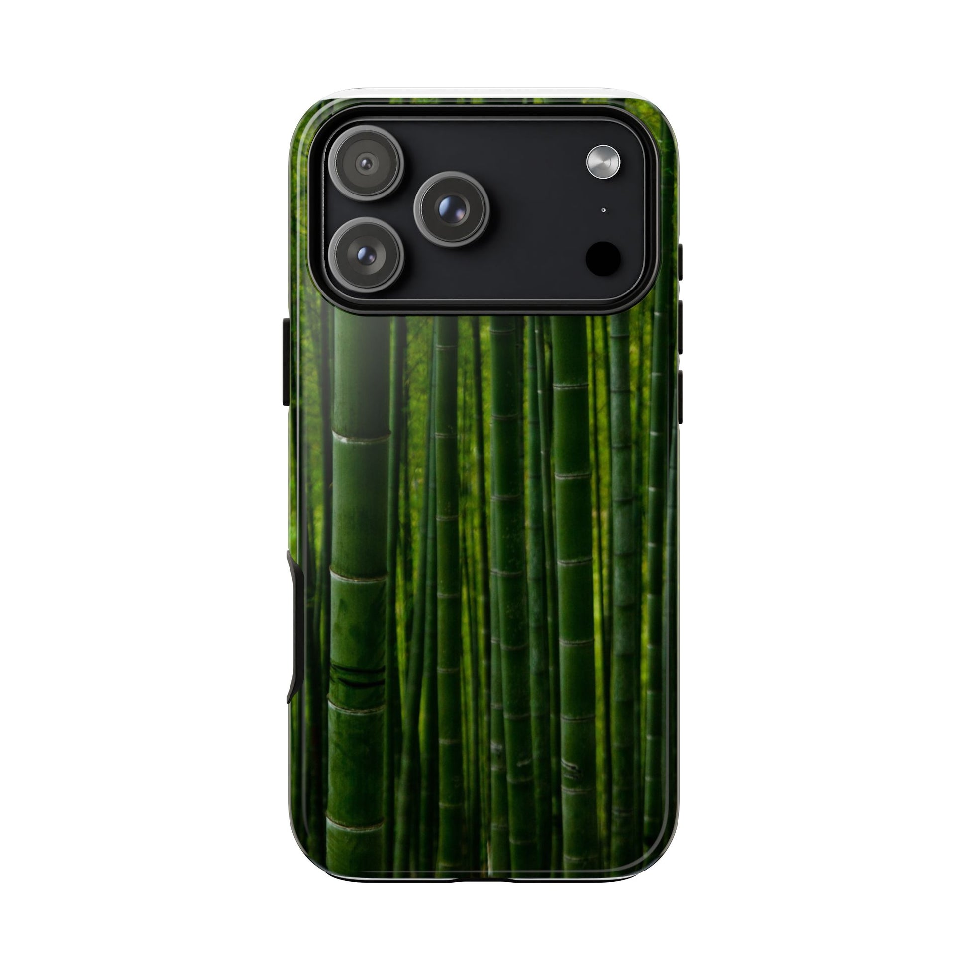 Bamboo Phone Case - Tough Cases, Nature Lover Gift, Eco-Friendly Phone Accessory, Greenery Design, Unique Smartphone Cover