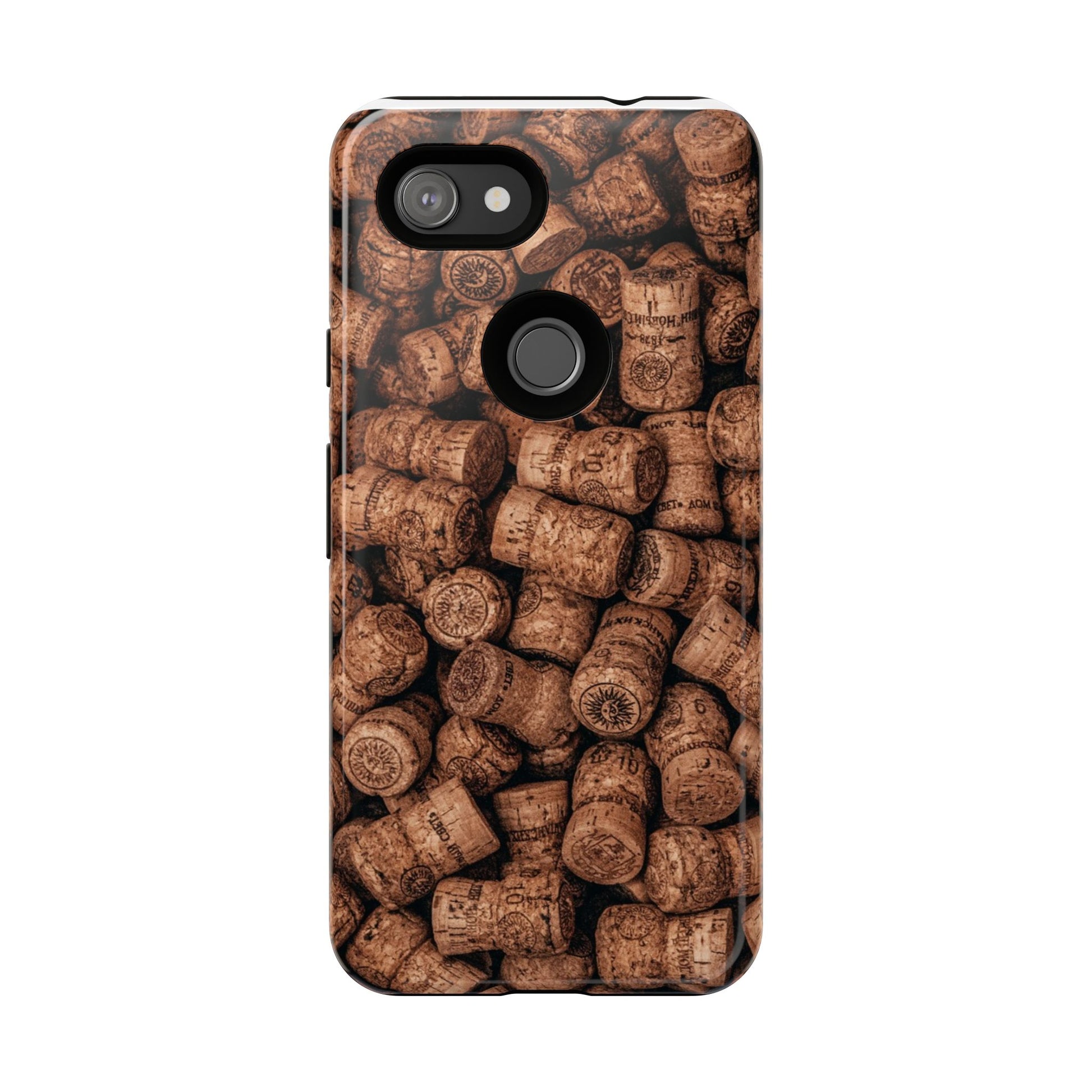 Cork Pattern Phone Case - Eco-Friendly, Vintage Style, Rustic Gifts for Wine Lovers, Housewarming, Birthday, Unique Gift - FORMO