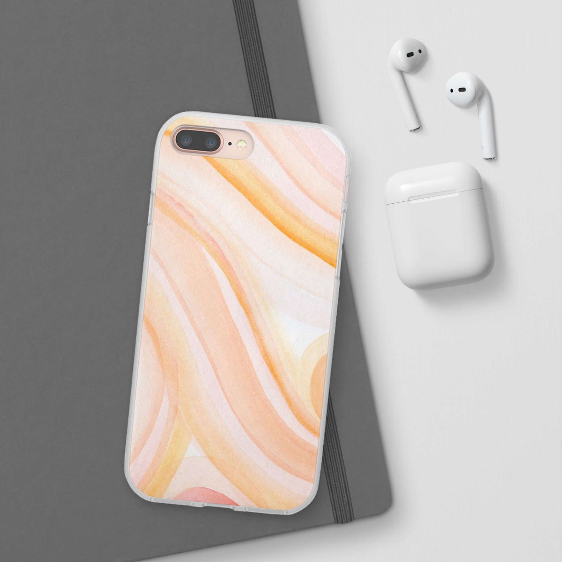 Aesthetic Phone Case, Soft Pastel Flexible Cover, Trendy Mobile Accessories, Gift for Her, Cute Phone Protection - FORMO