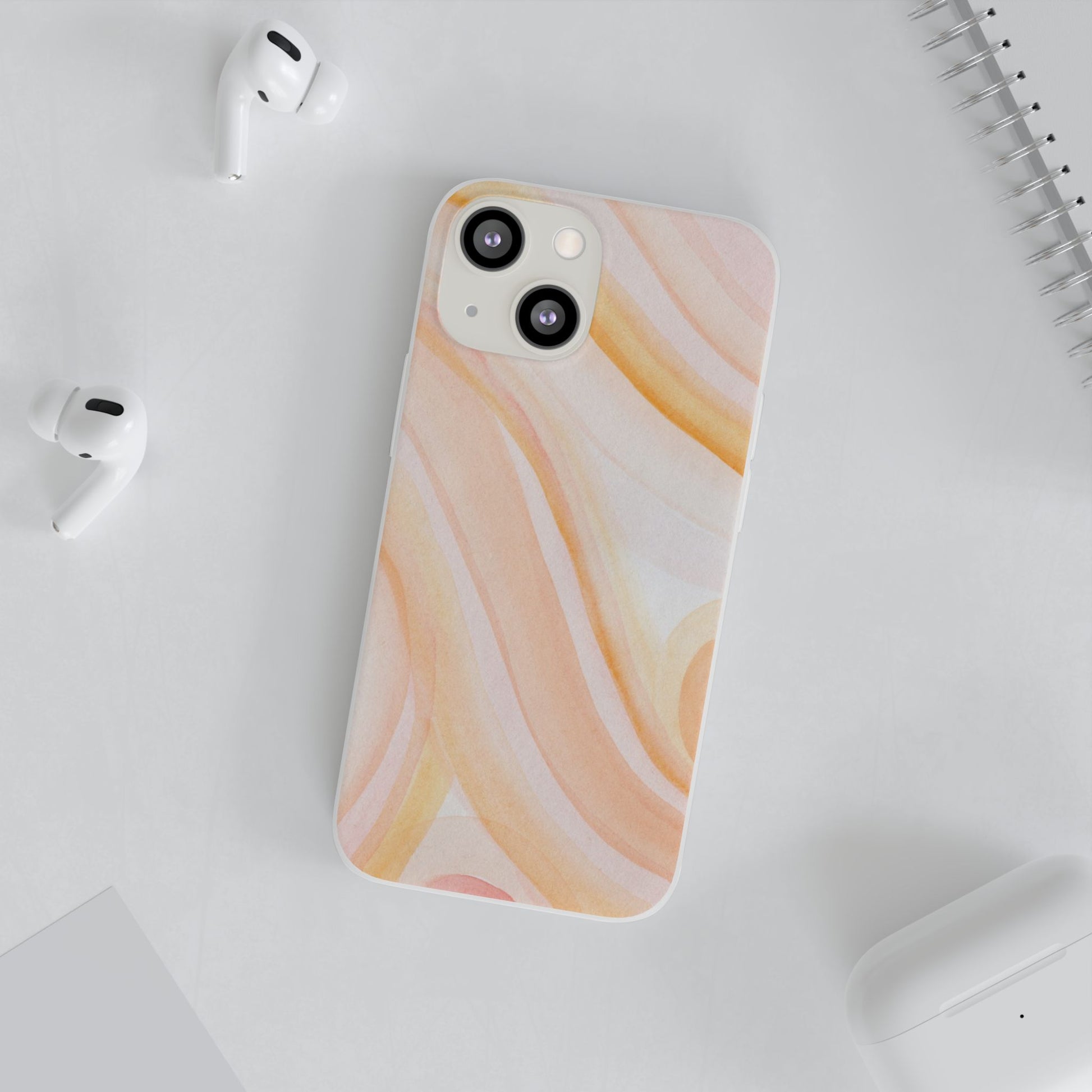 Aesthetic Phone Case, Soft Pastel Flexible Cover, Trendy Mobile Accessories, Gift for Her, Cute Phone Protection - FORMO