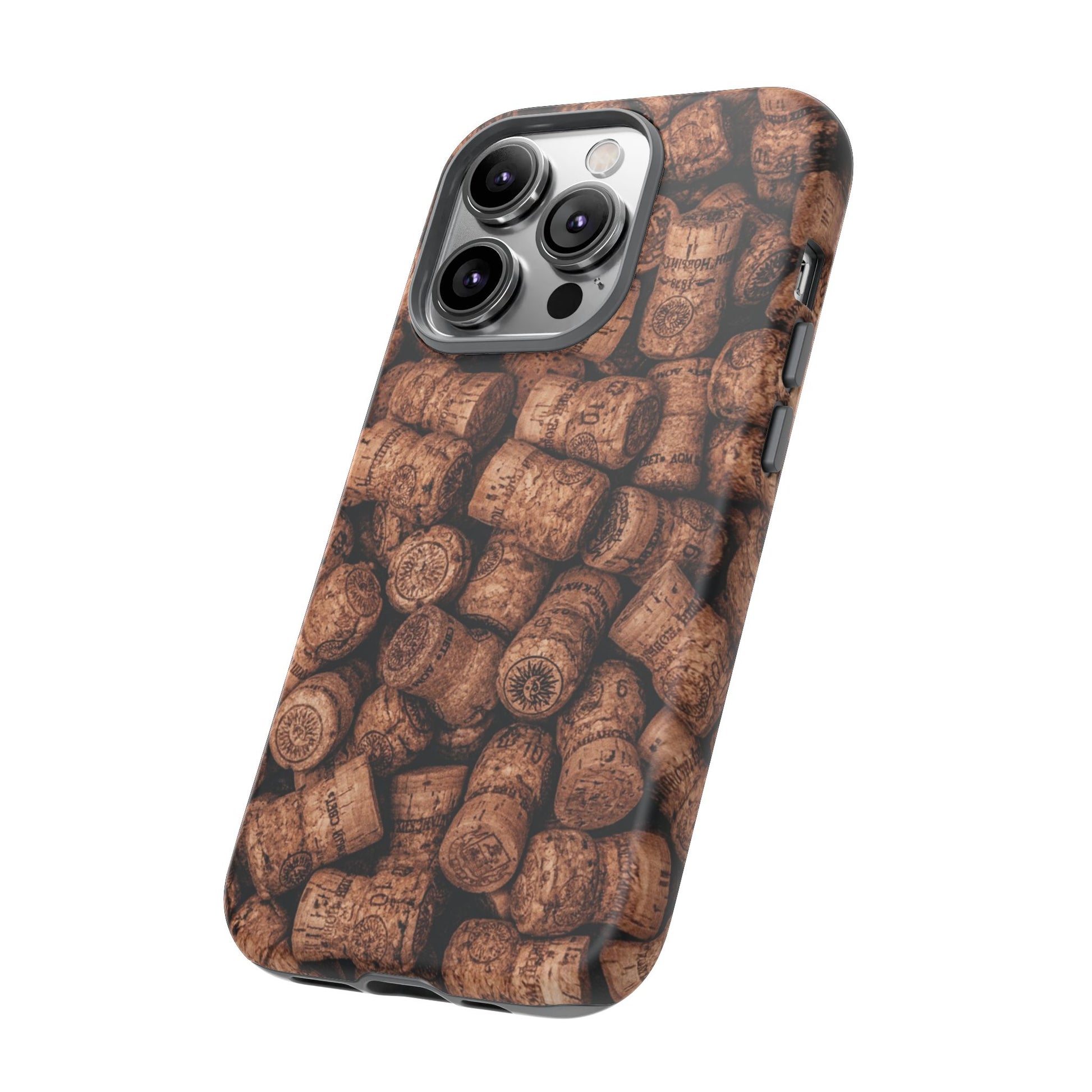 Cork Pattern Phone Case - Eco-Friendly, Vintage Style, Rustic Gifts for Wine Lovers, Housewarming, Birthday, Unique Gift - FORMO
