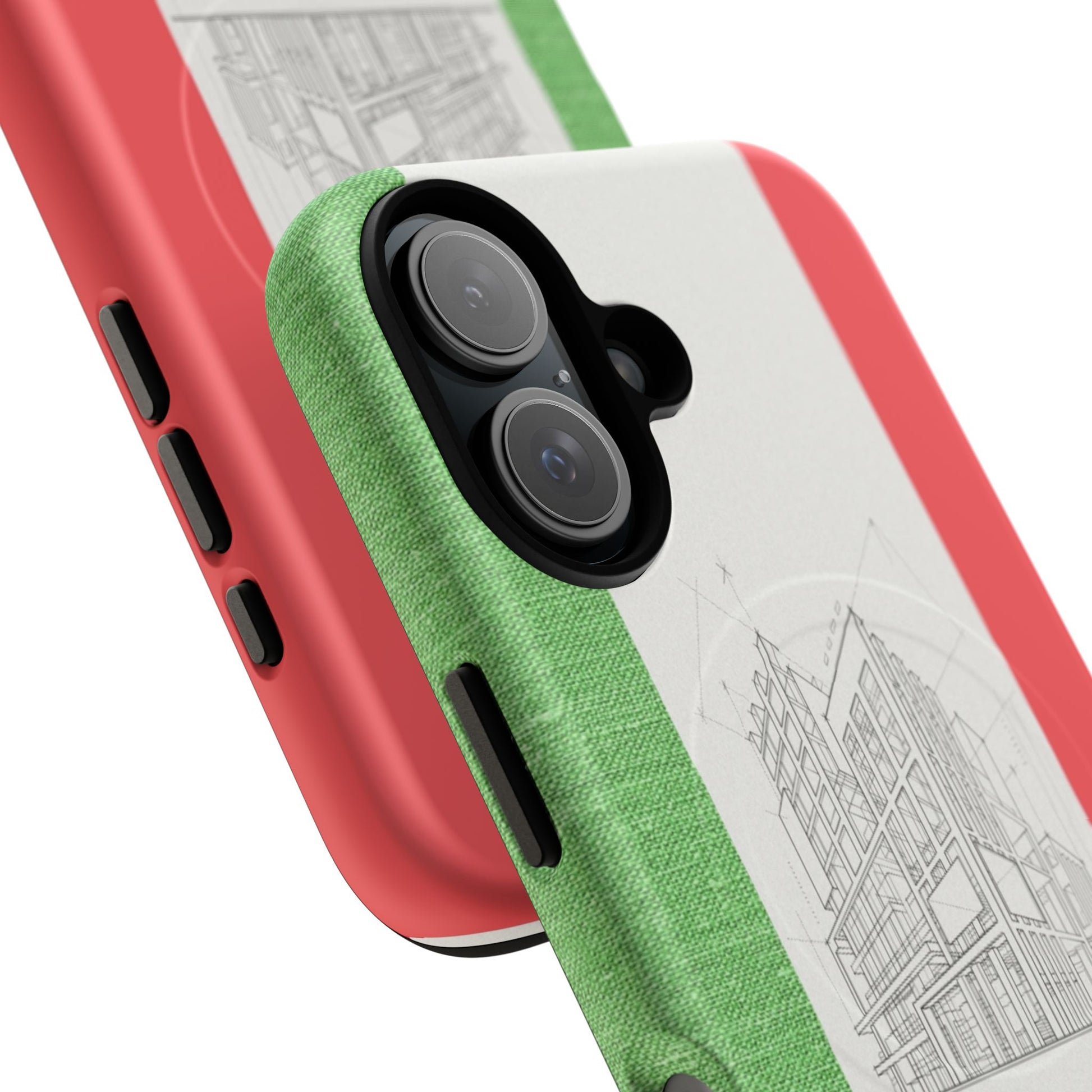 Italian Heritage Magnetic Phone Case, Stylish Phone Cover, Durable Magnet Case, Unique Gift for Travelers, Italian Culture Decor