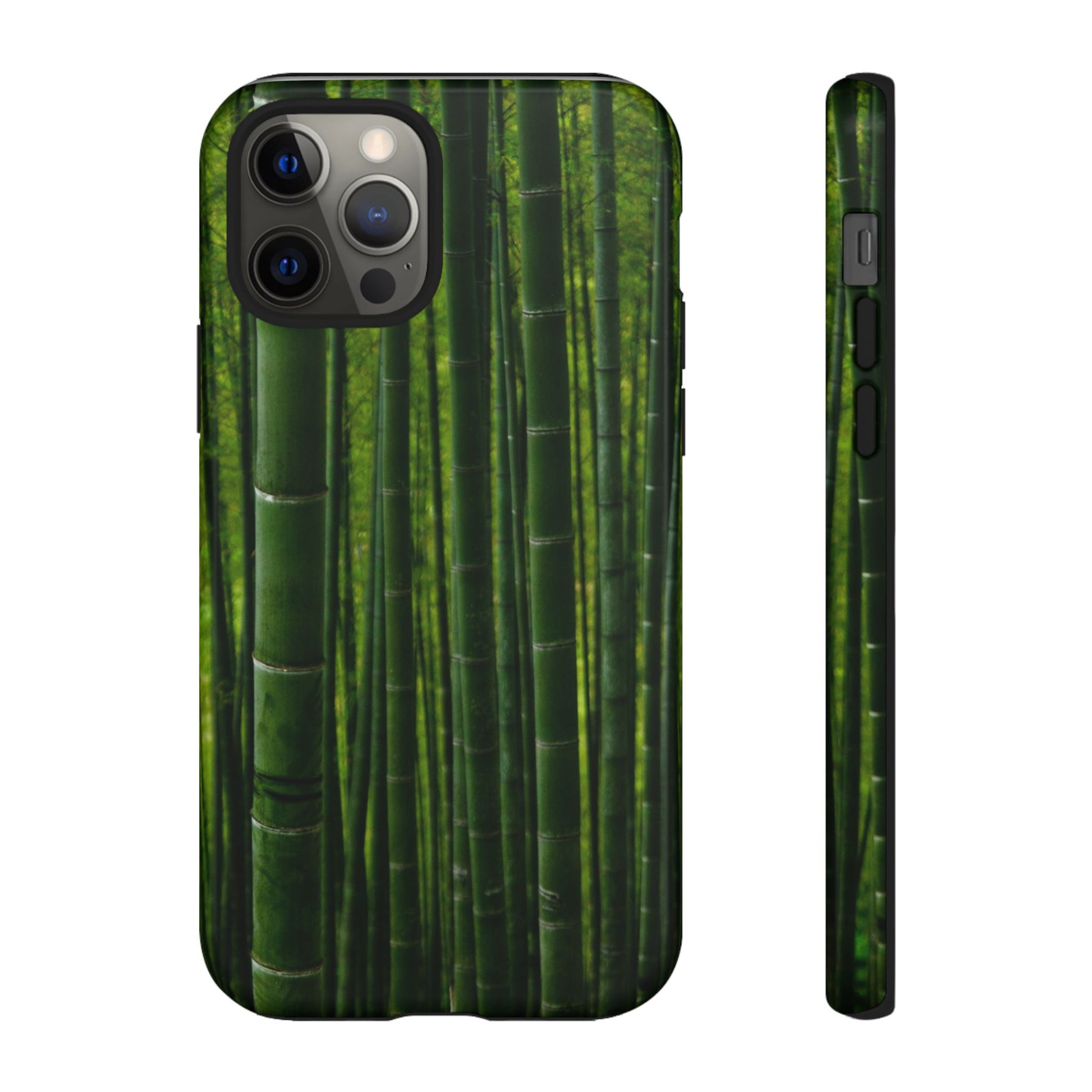 Bamboo Phone Case - Tough Cases, Nature Lover Gift, Eco-Friendly Phone Accessory, Greenery Design, Unique Smartphone Cover - FORMO