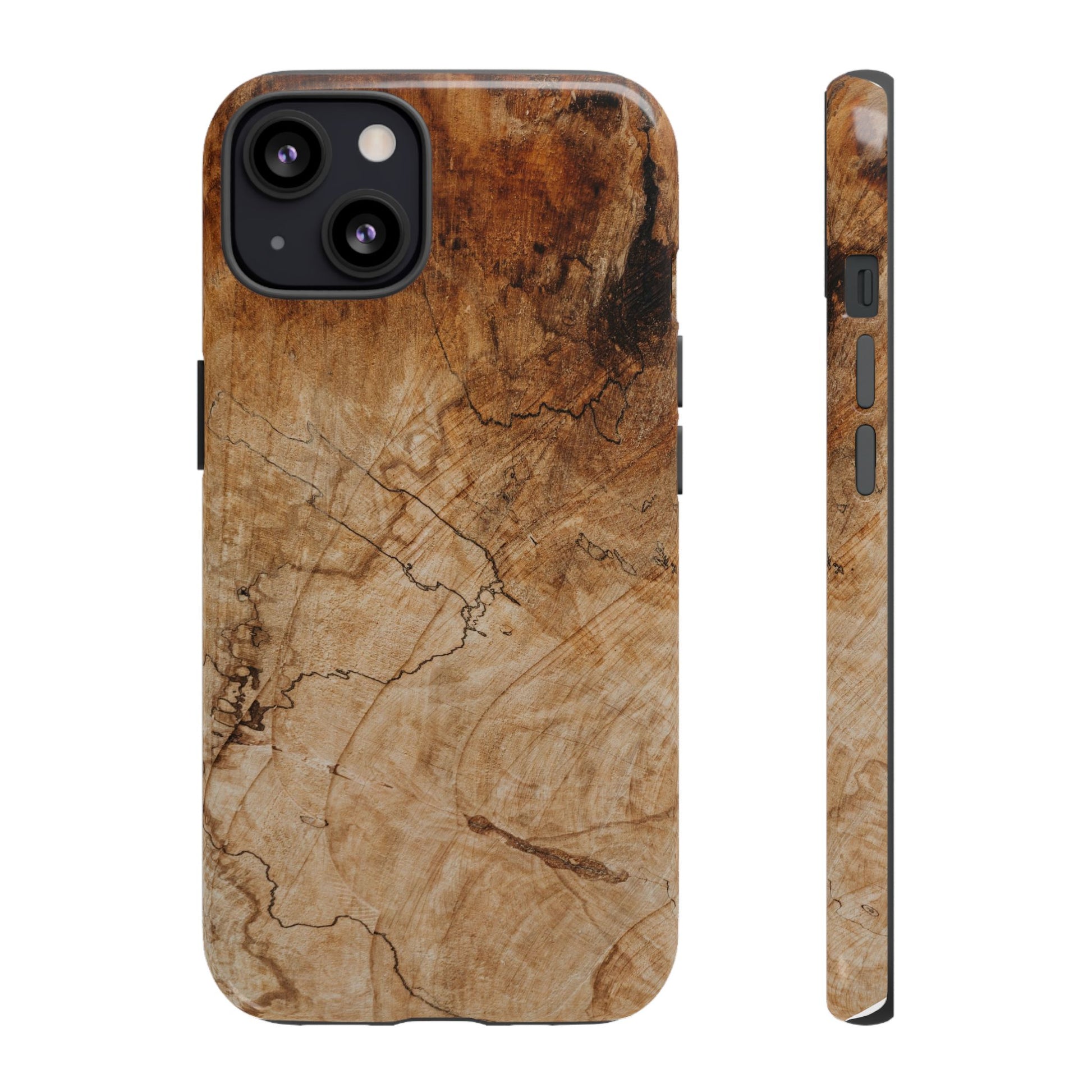 Woodland-Inspired Phone Case | Tough Cases, Natural Wood Grain Cover, Rustic Tech Accessory, Nature Lover Gift, Eco-Friendly - FORMO