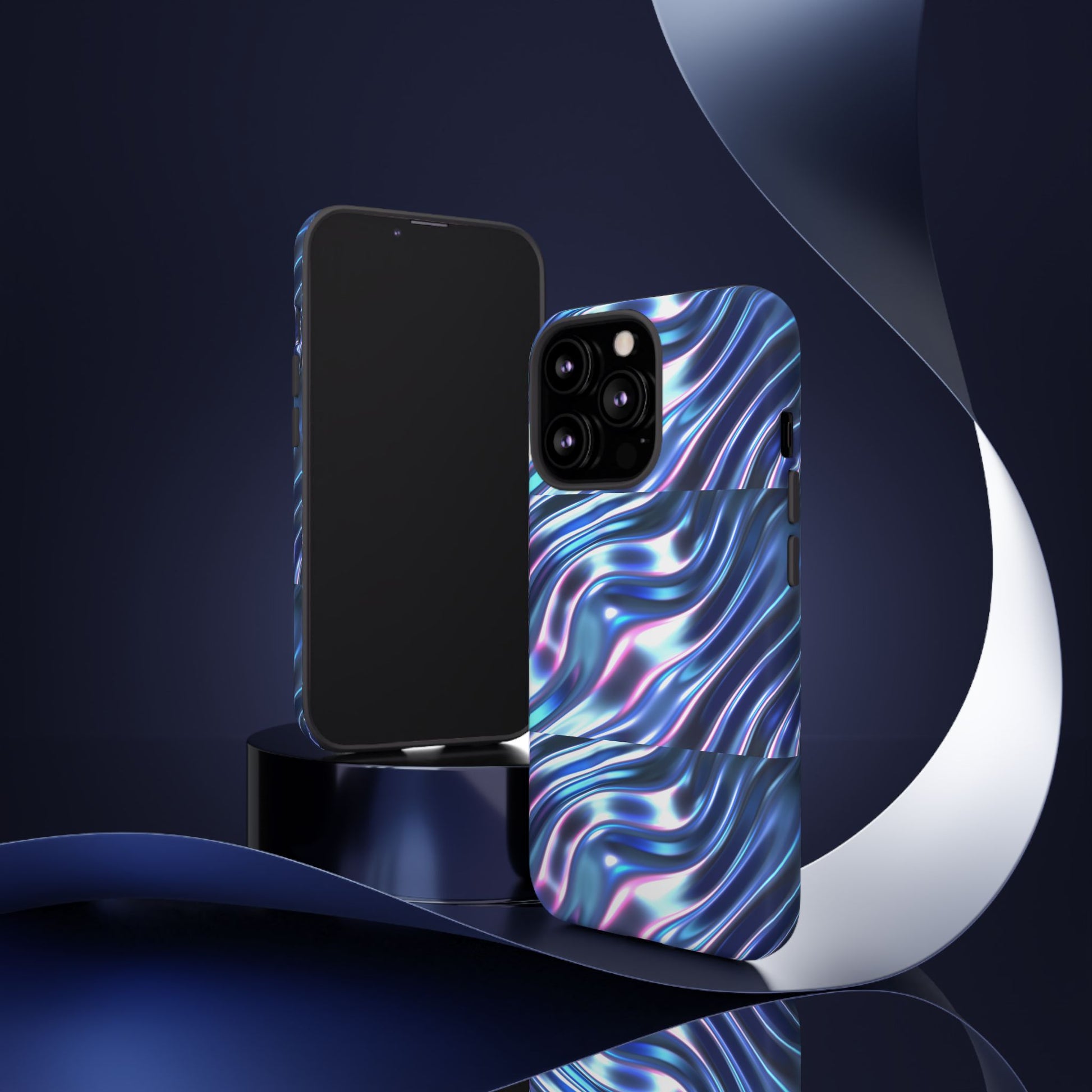Iridescent Glossy Tough Phone Case (iPhone, Samsung & Google Pixel Compatible) - FORMO