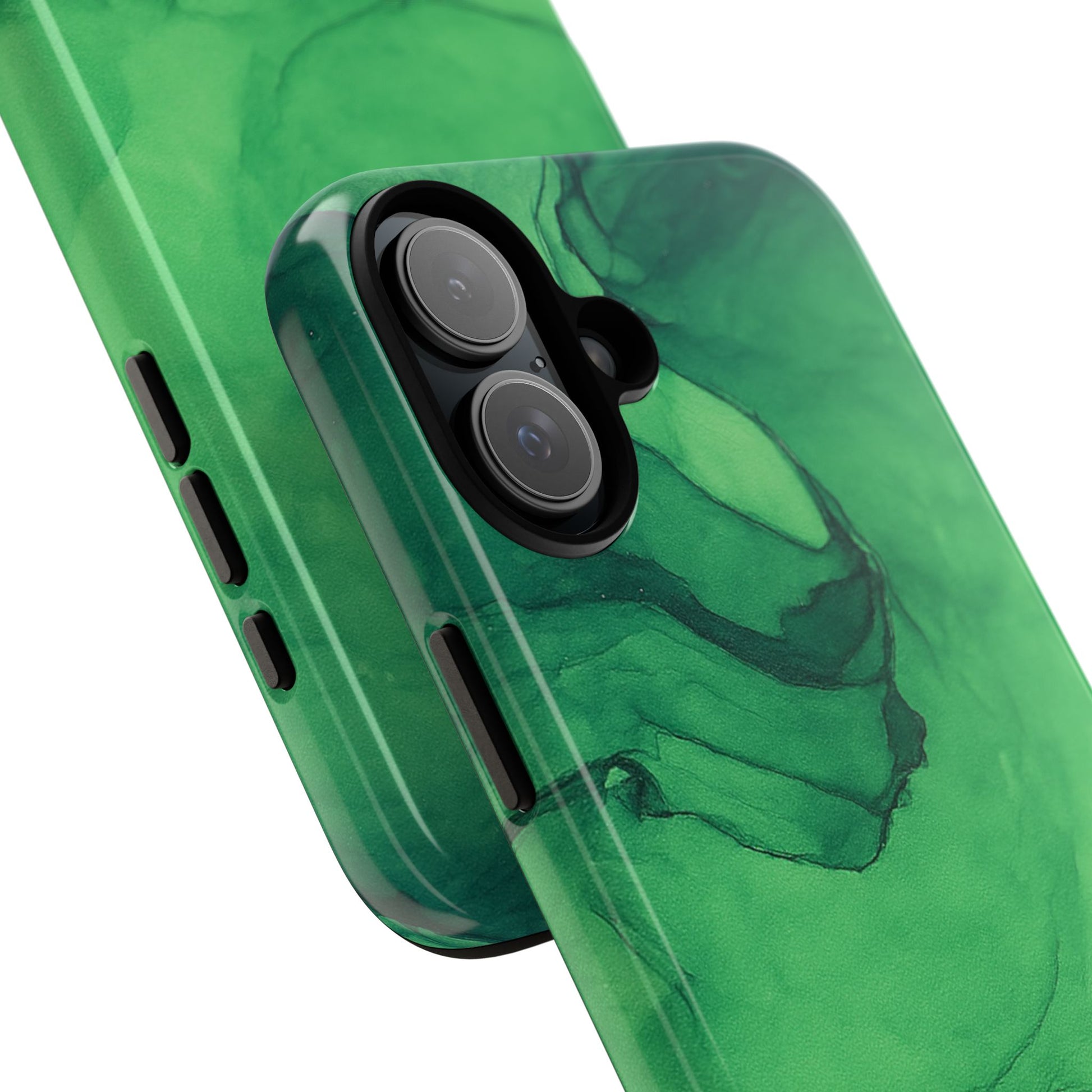 Stylish Phone Case for Nature Lovers, Tough Cases, Green Marble Design, Organic Aesthetic, Unique Gift, Eco-friendly Accessories