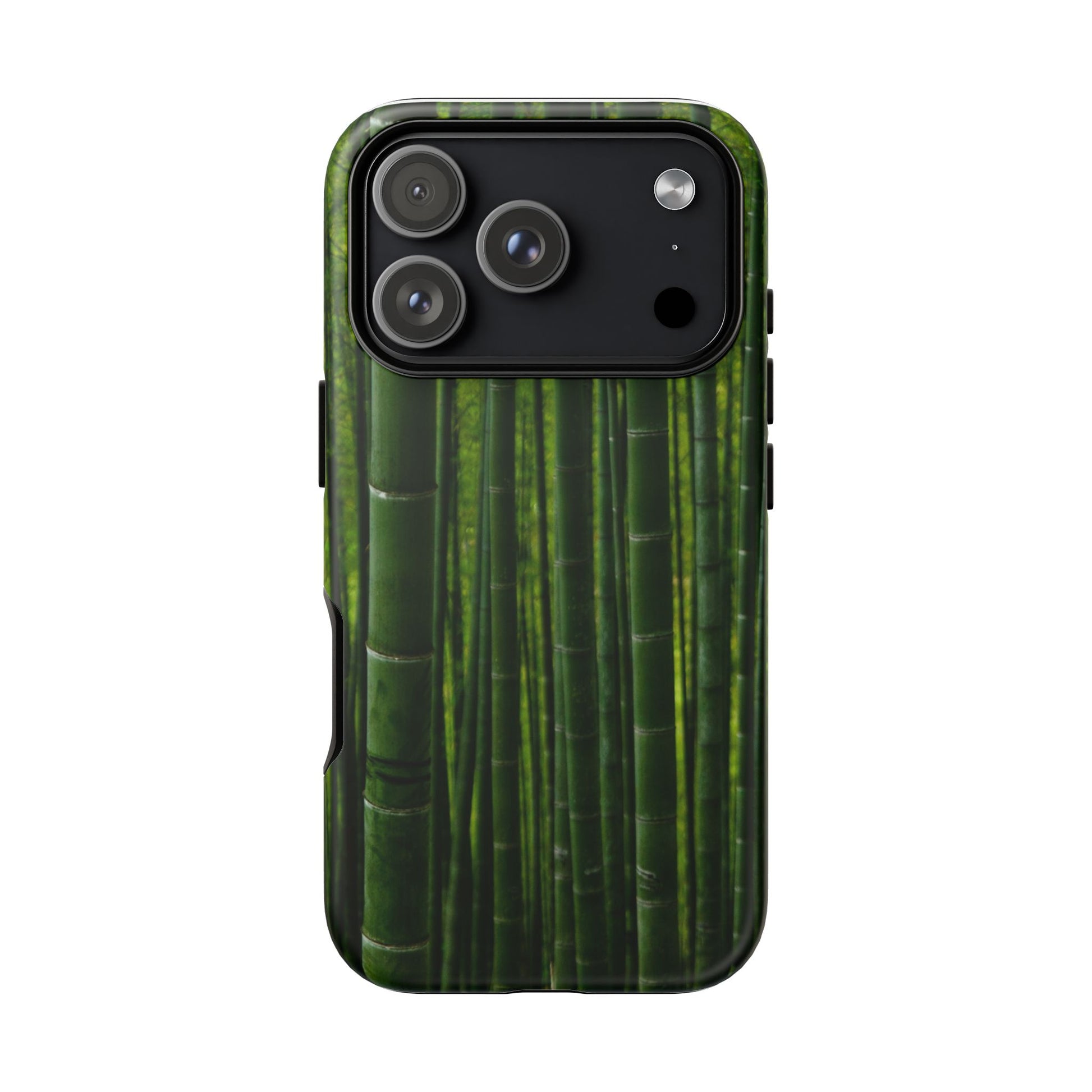 Bamboo Phone Case - Tough Cases, Nature Lover Gift, Eco-Friendly Phone Accessory, Greenery Design, Unique Smartphone Cover