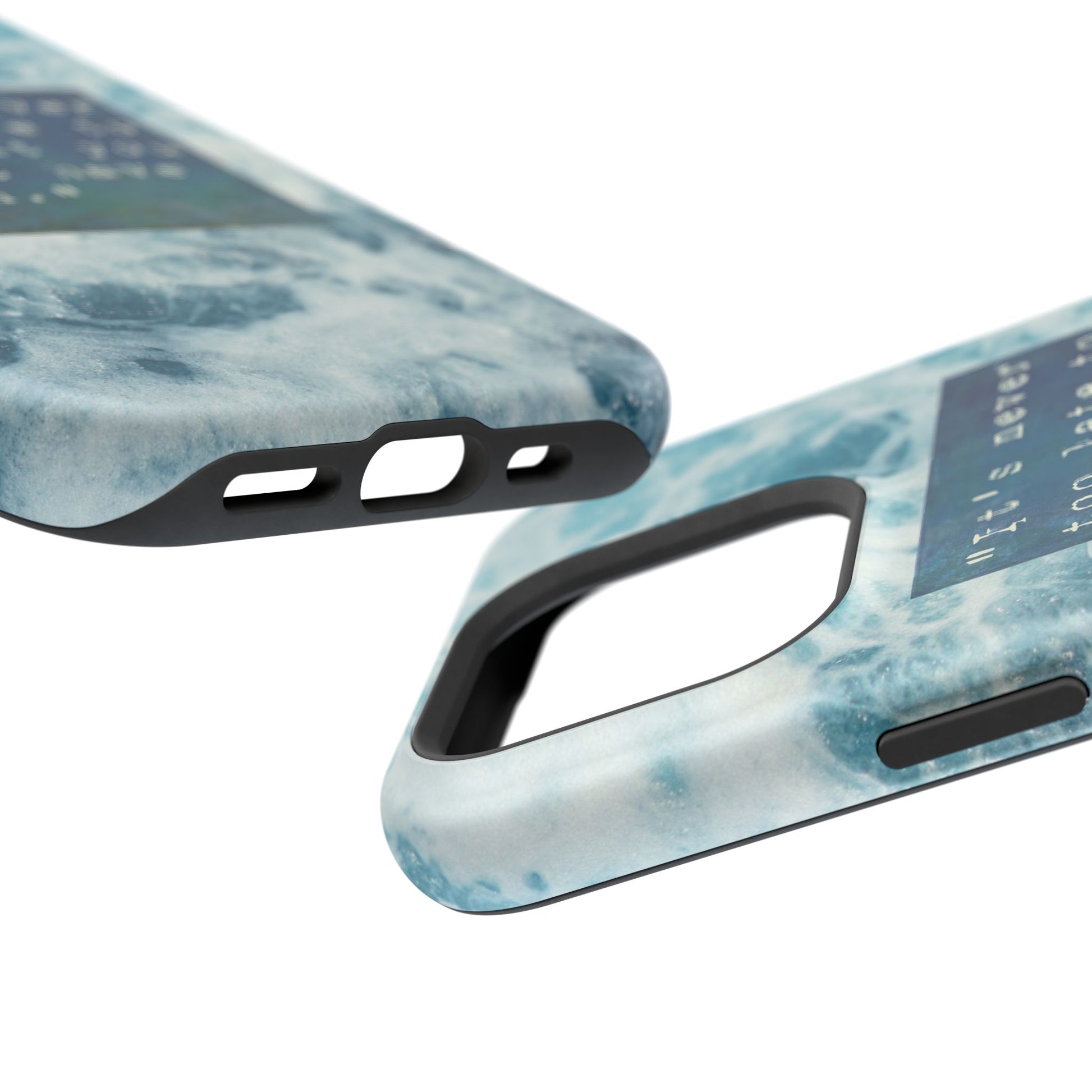 Inspirational Magnetic Phone Cases, Perfect Gift for Students, Motivational Phone Cover, Stylish Tough Case, Ocean Design Case, Fits iPhone - FORMO