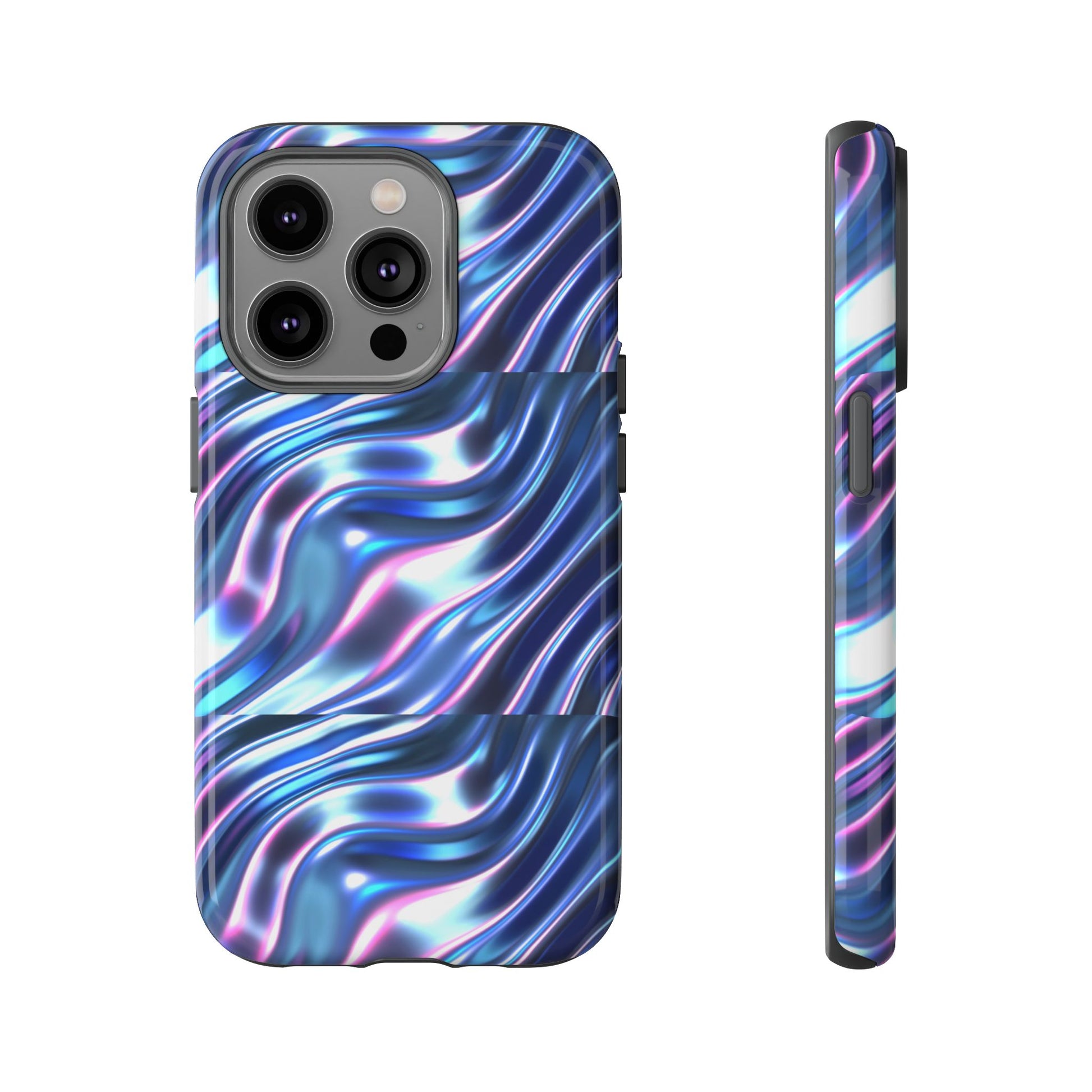 Iridescent Glossy Tough Phone Case (iPhone, Samsung & Google Pixel Compatible) - FORMO