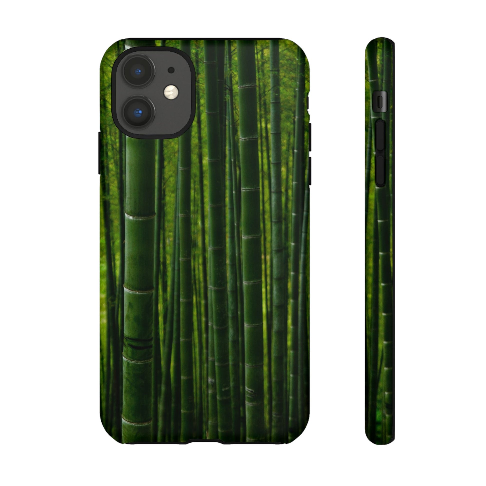 Bamboo Phone Case - Tough Cases, Nature Lover Gift, Eco-Friendly Phone Accessory, Greenery Design, Unique Smartphone Cover - FORMO