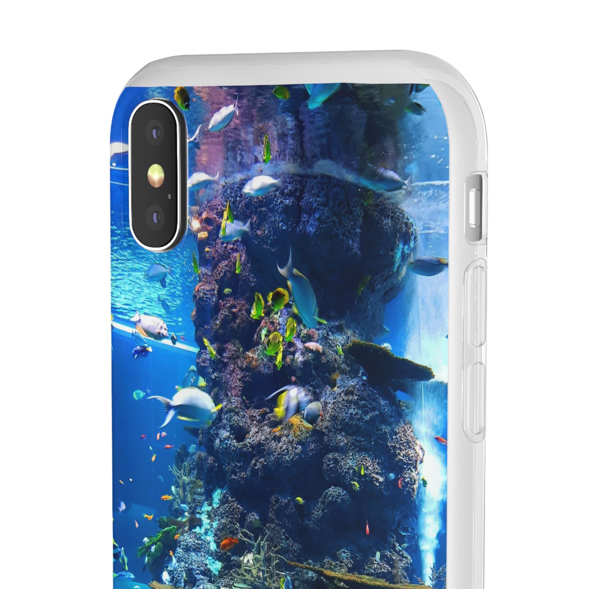 Underwater Paradise Phone Case, Flexible Mobile Cover, Ocean Lover Gift, Marine Life, Beach Decor, Sea Life Accessories - FORMO