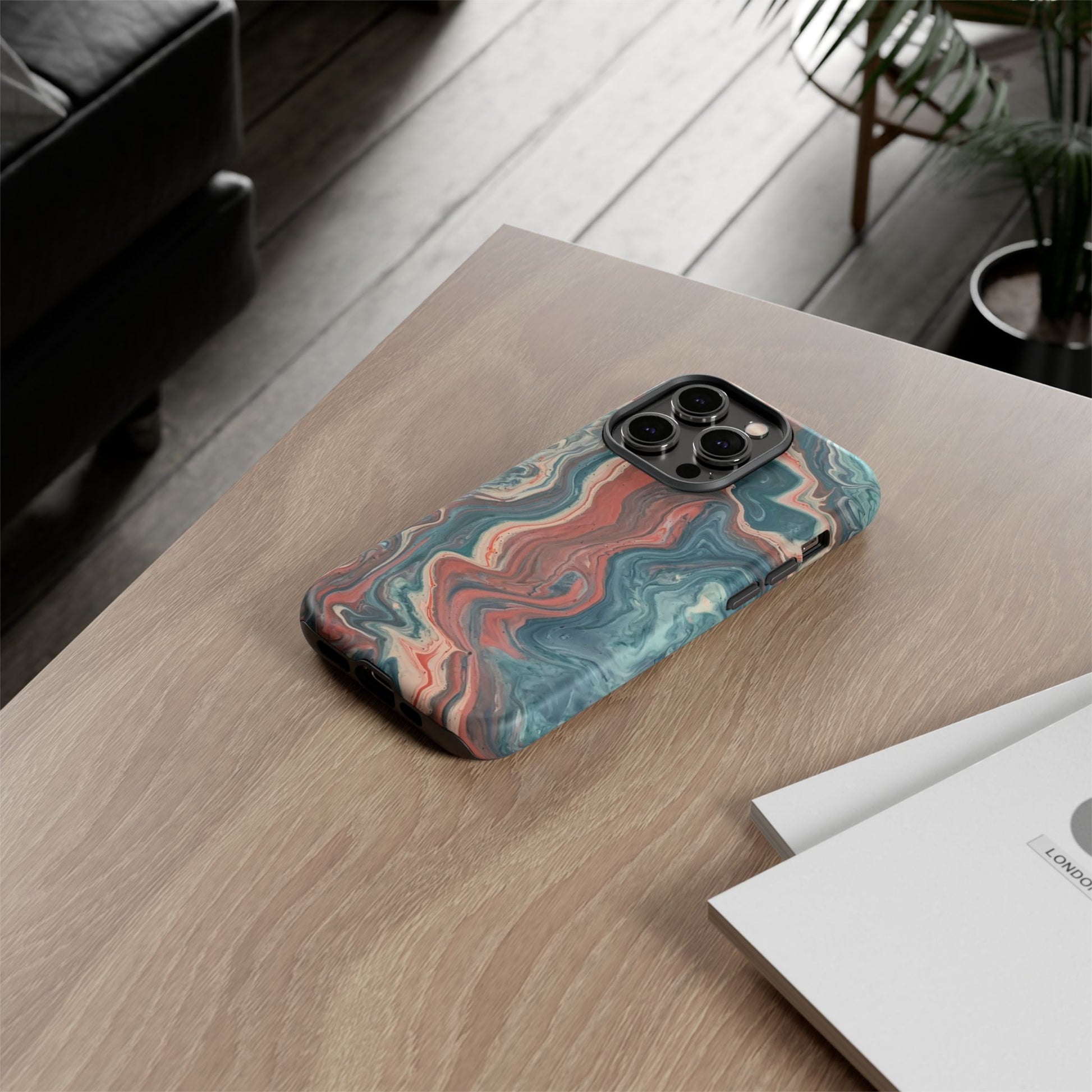 Artistic Phone Case, Tough Cases for Stylish Protection, Marble Design, Trendy Gift for Phone Lovers, Unique Cell Phone Accessory - FORMO