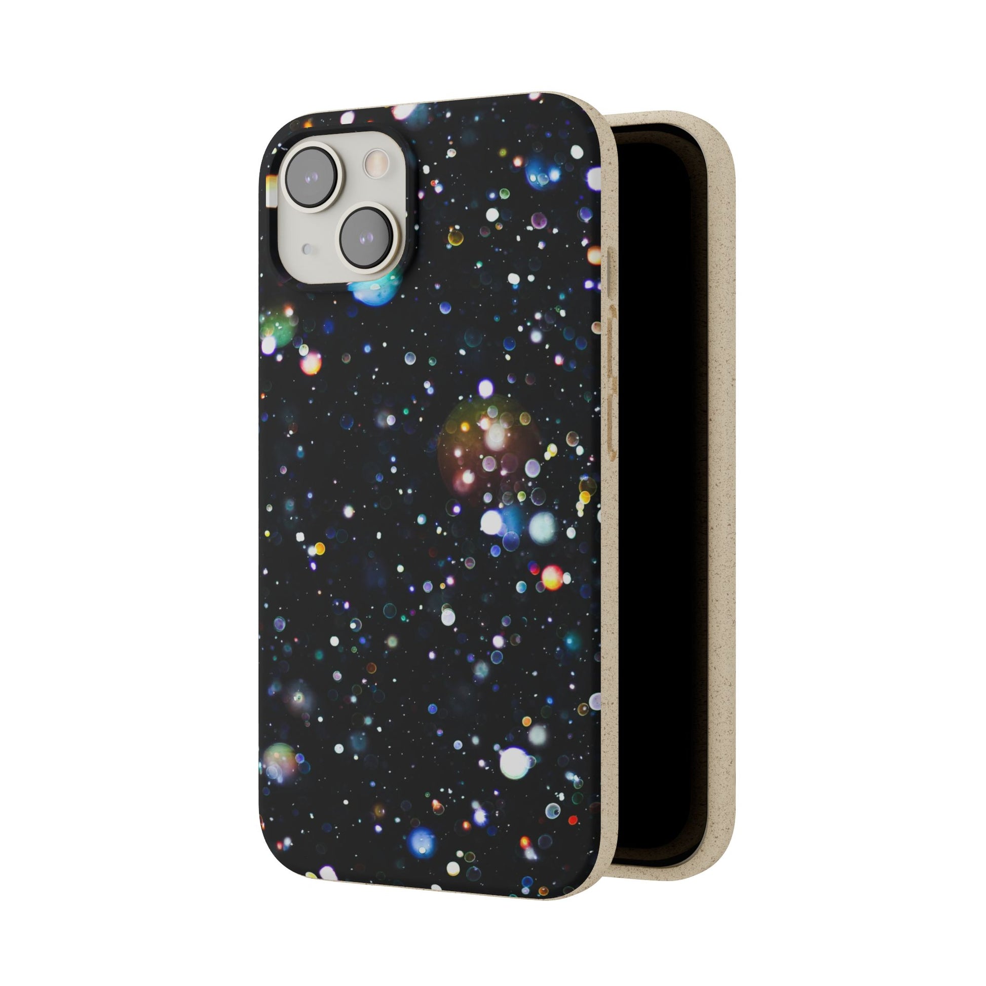 Eco-Friendly Phone Cases, Galaxy Print Biodegradable Cases, Sustainable Phone Accessories, Green Gifts for Her, Space Lover Gift - FORMO