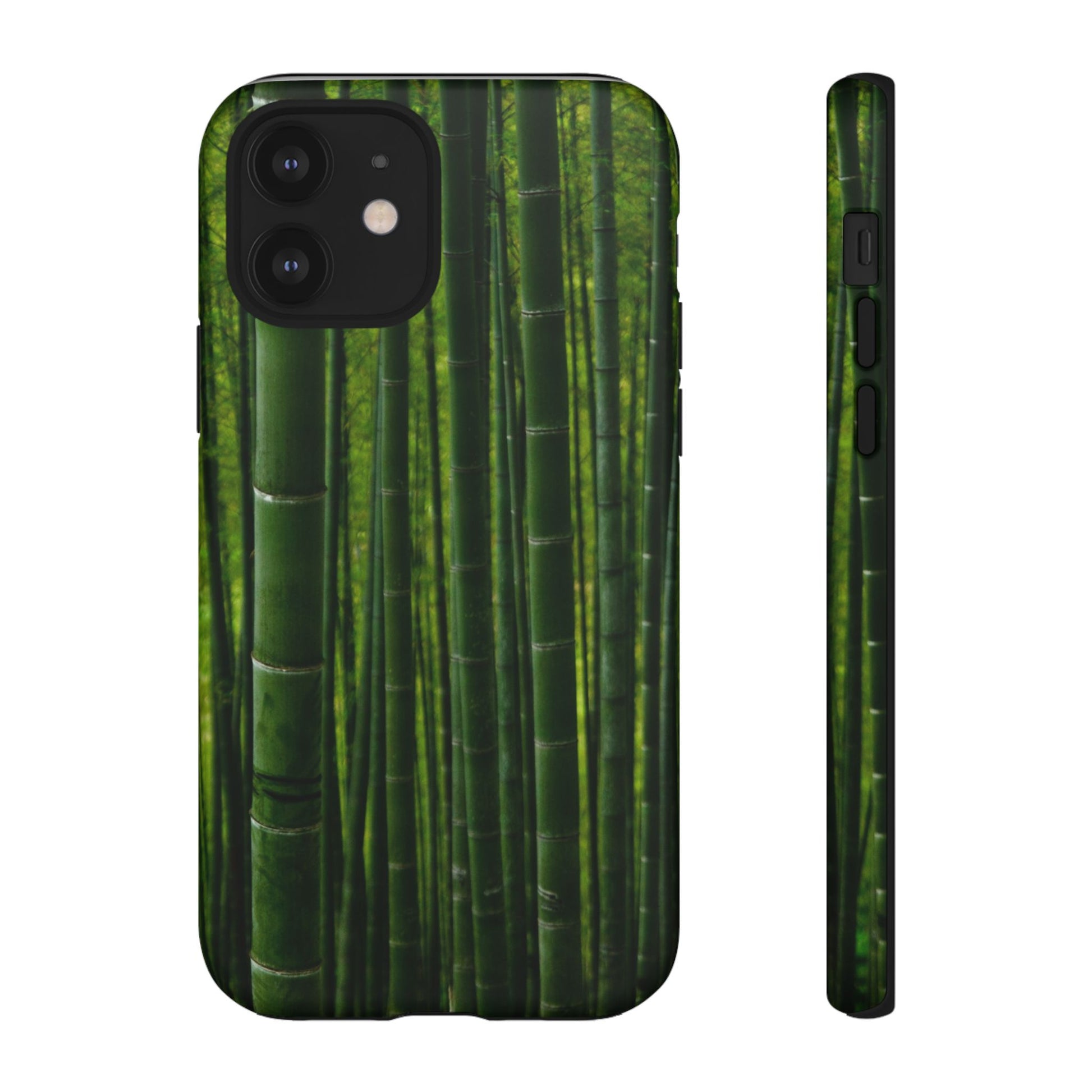 Bamboo Phone Case - Tough Cases, Nature Lover Gift, Eco-Friendly Phone Accessory, Greenery Design, Unique Smartphone Cover - FORMO