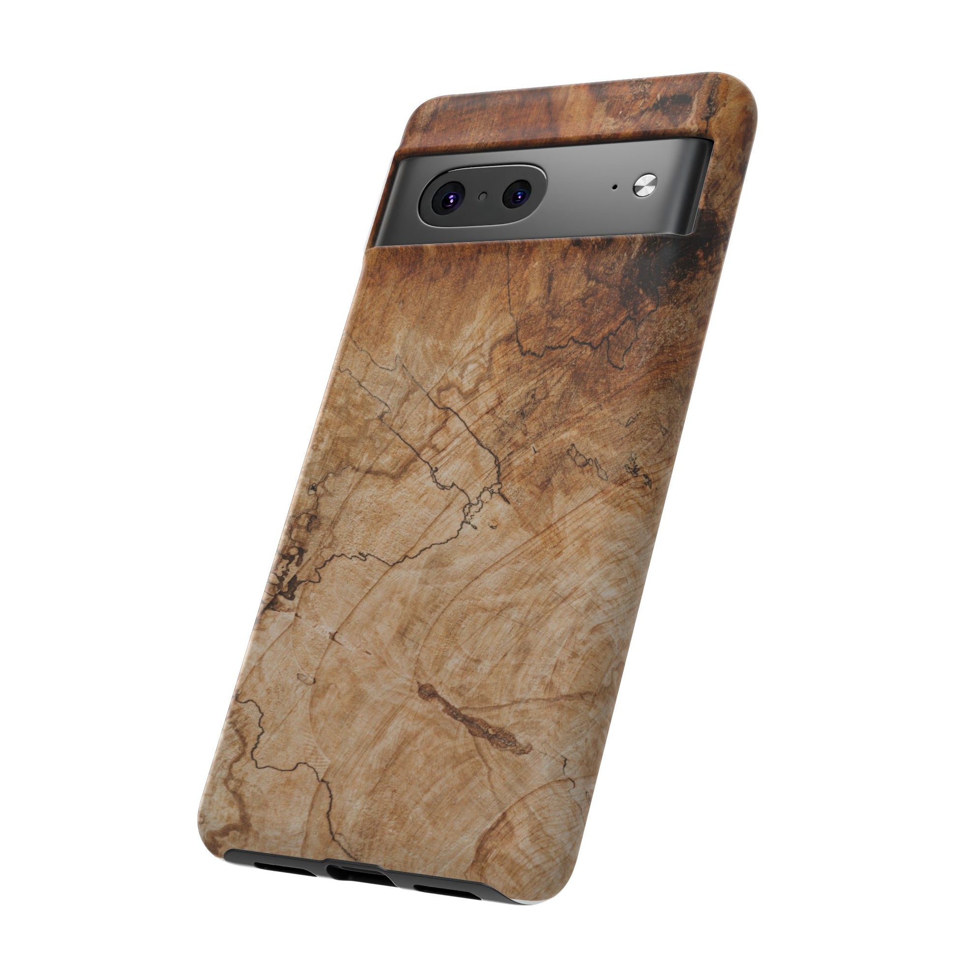 Woodland-Inspired Phone Case | Tough Cases, Natural Wood Grain Cover, Rustic Tech Accessory, Nature Lover Gift, Eco-Friendly - FORMO