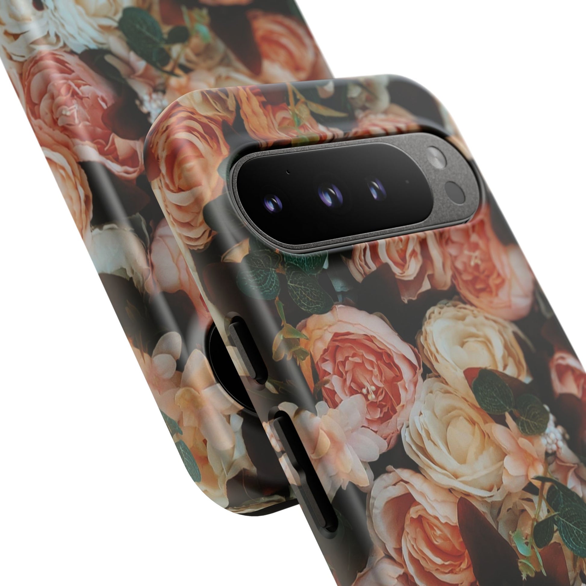 Floral Phone Case - Tough Cases, Rose Design, Floral Protection, Gift for Her, Cute Mobile Cover, Eco-Friendly Case - FORMO