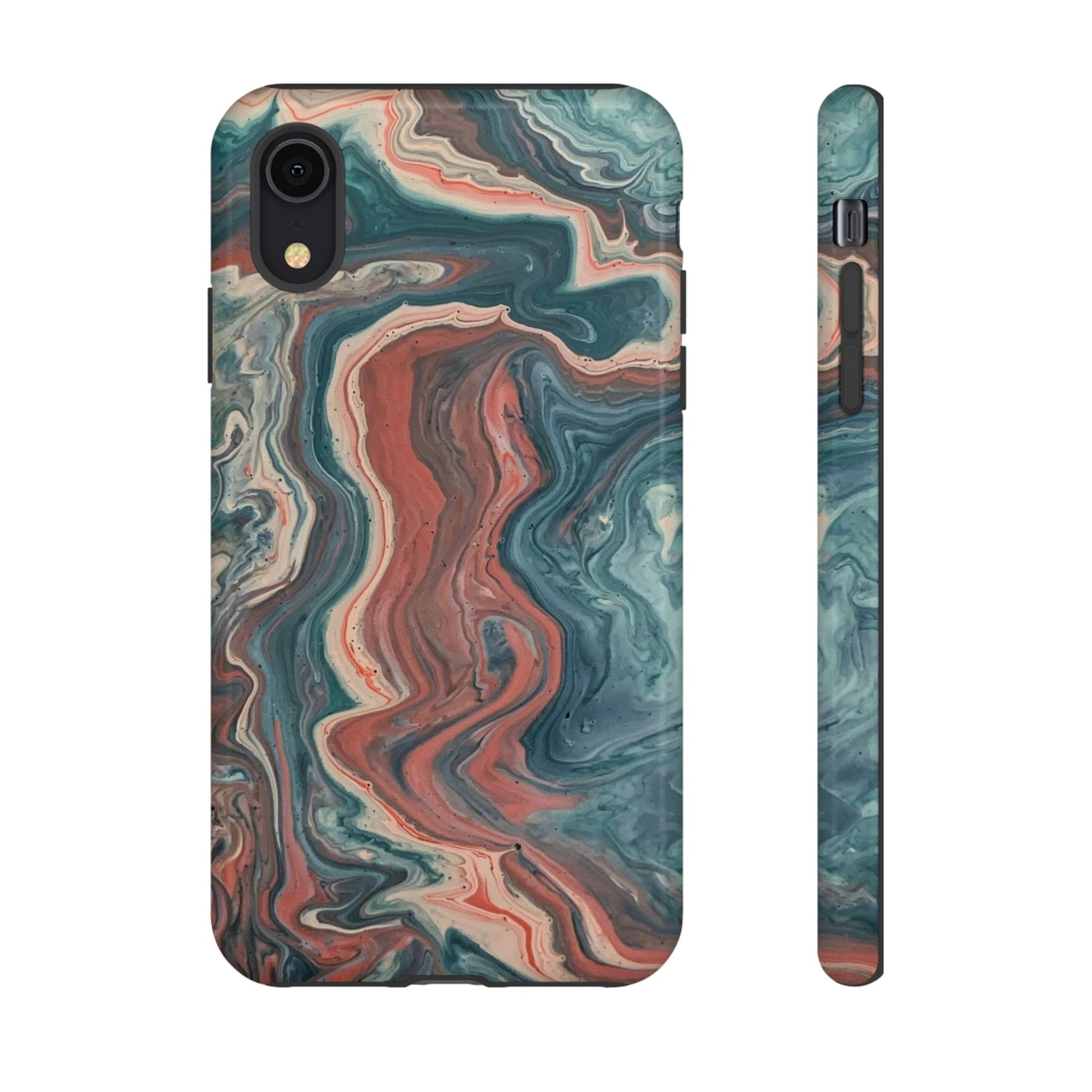 Artistic Phone Case, Tough Cases for Stylish Protection, Marble Design, Trendy Gift for Phone Lovers, Unique Cell Phone Accessory - FORMO