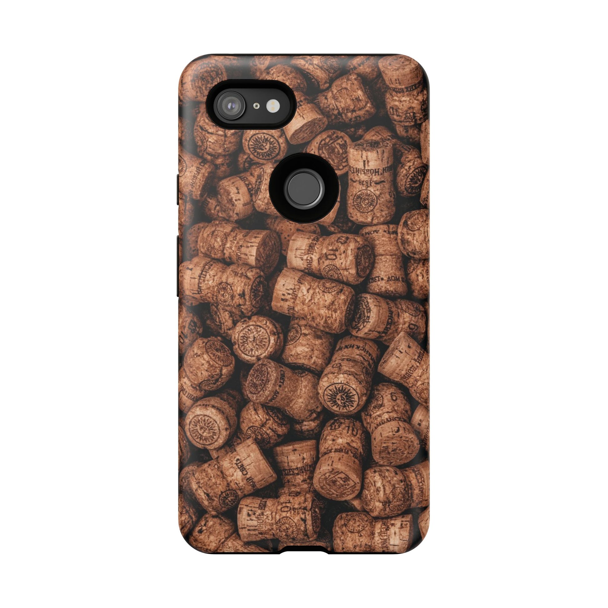 Cork Pattern Phone Case - Eco-Friendly, Vintage Style, Rustic Gifts for Wine Lovers, Housewarming, Birthday, Unique Gift - FORMO