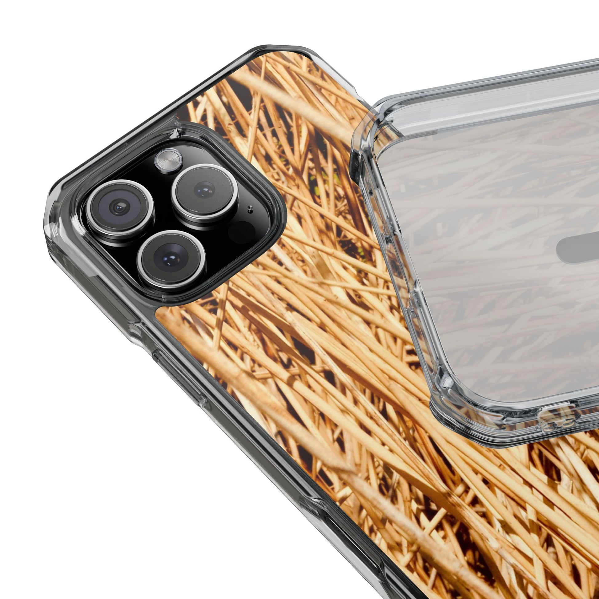 Magnetic Clear Impact Phone Cases for Nature Lovers, Durable Phone Cover, Unique Gift, Eco-Friendly Case, Seasonal Style - FORMO