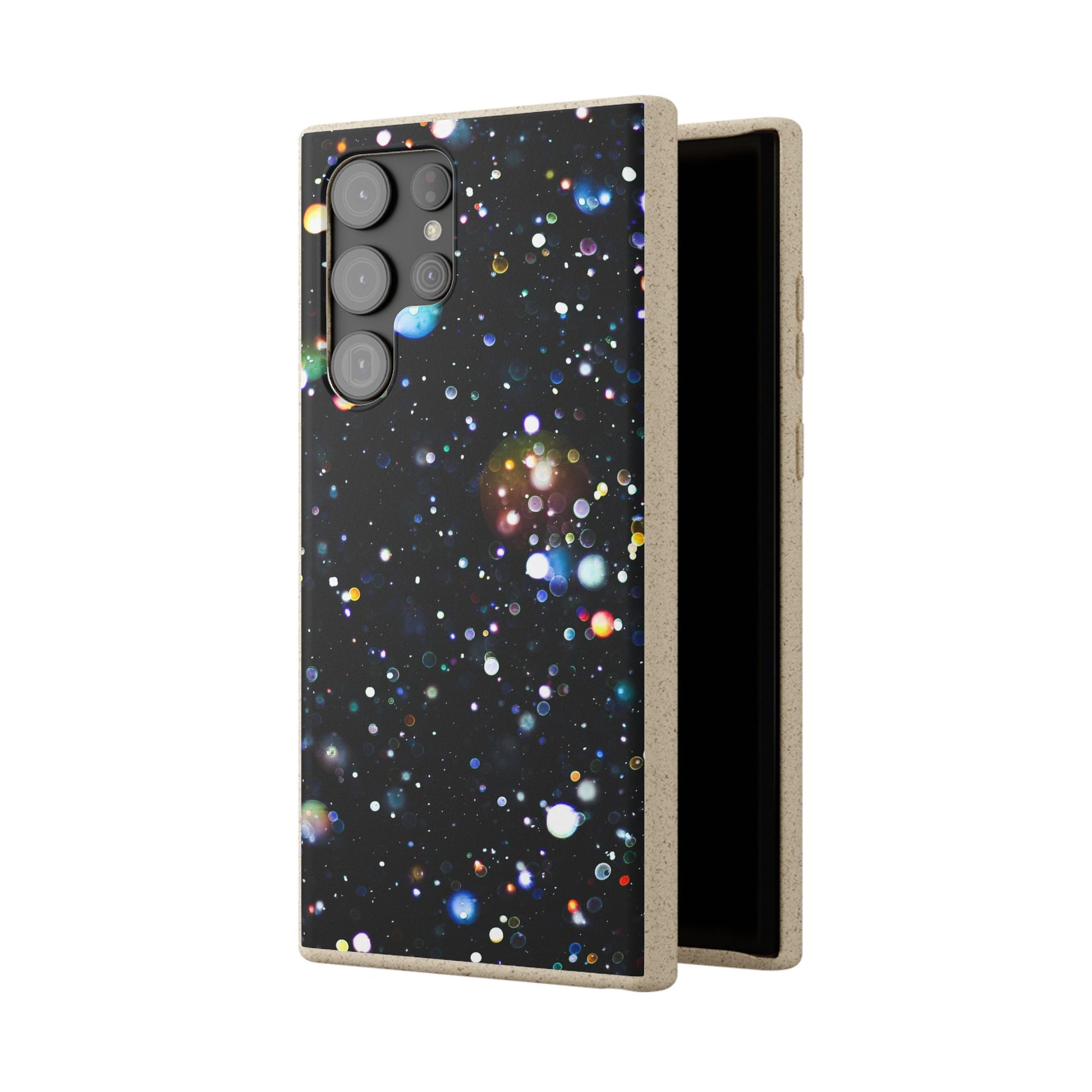 Eco-Friendly Phone Cases, Galaxy Print Biodegradable Cases, Sustainable Phone Accessories, Green Gifts for Her, Space Lover Gift - FORMO