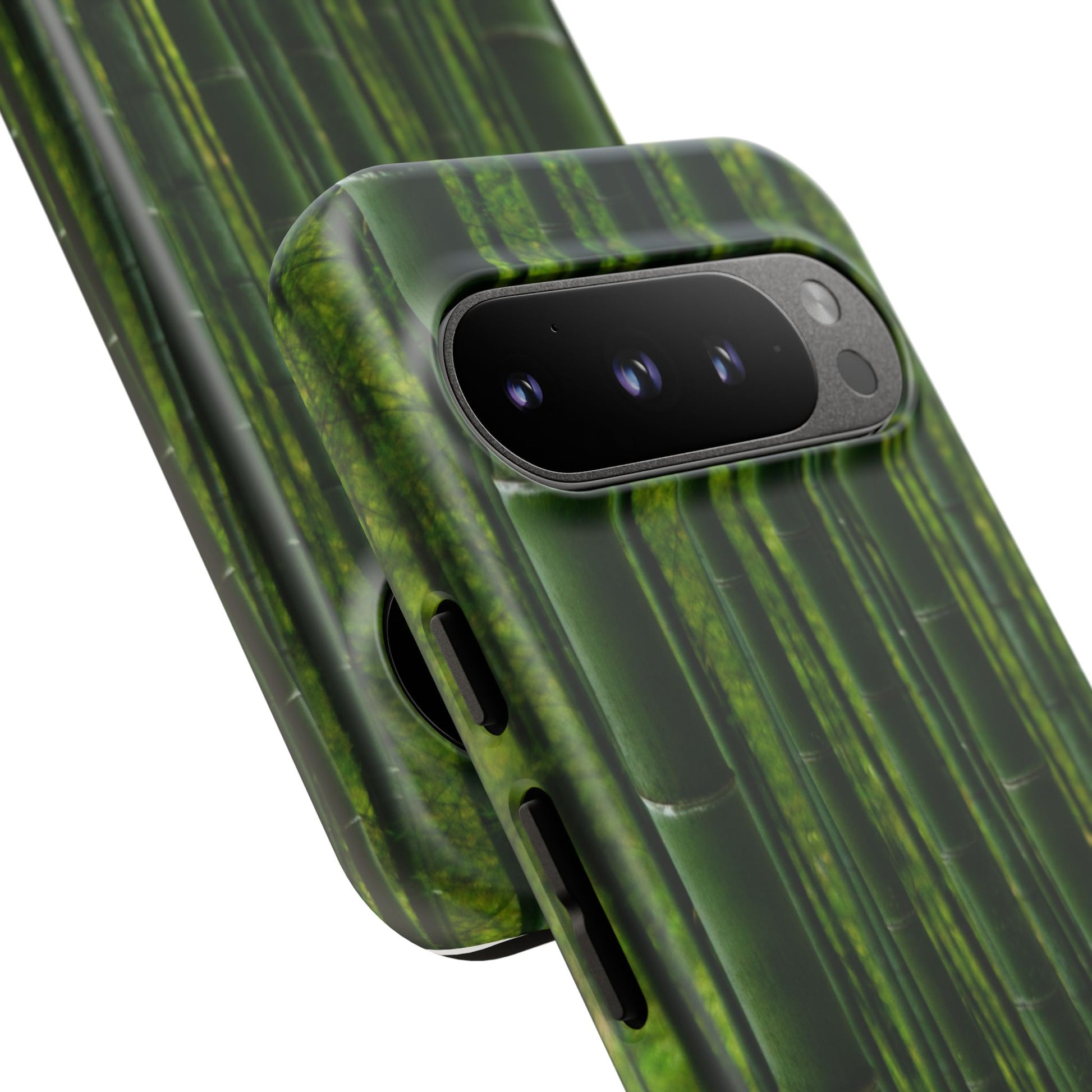 Bamboo Phone Case - Tough Cases, Nature Lover Gift, Eco-Friendly Phone Accessory, Greenery Design, Unique Smartphone Cover - FORMO