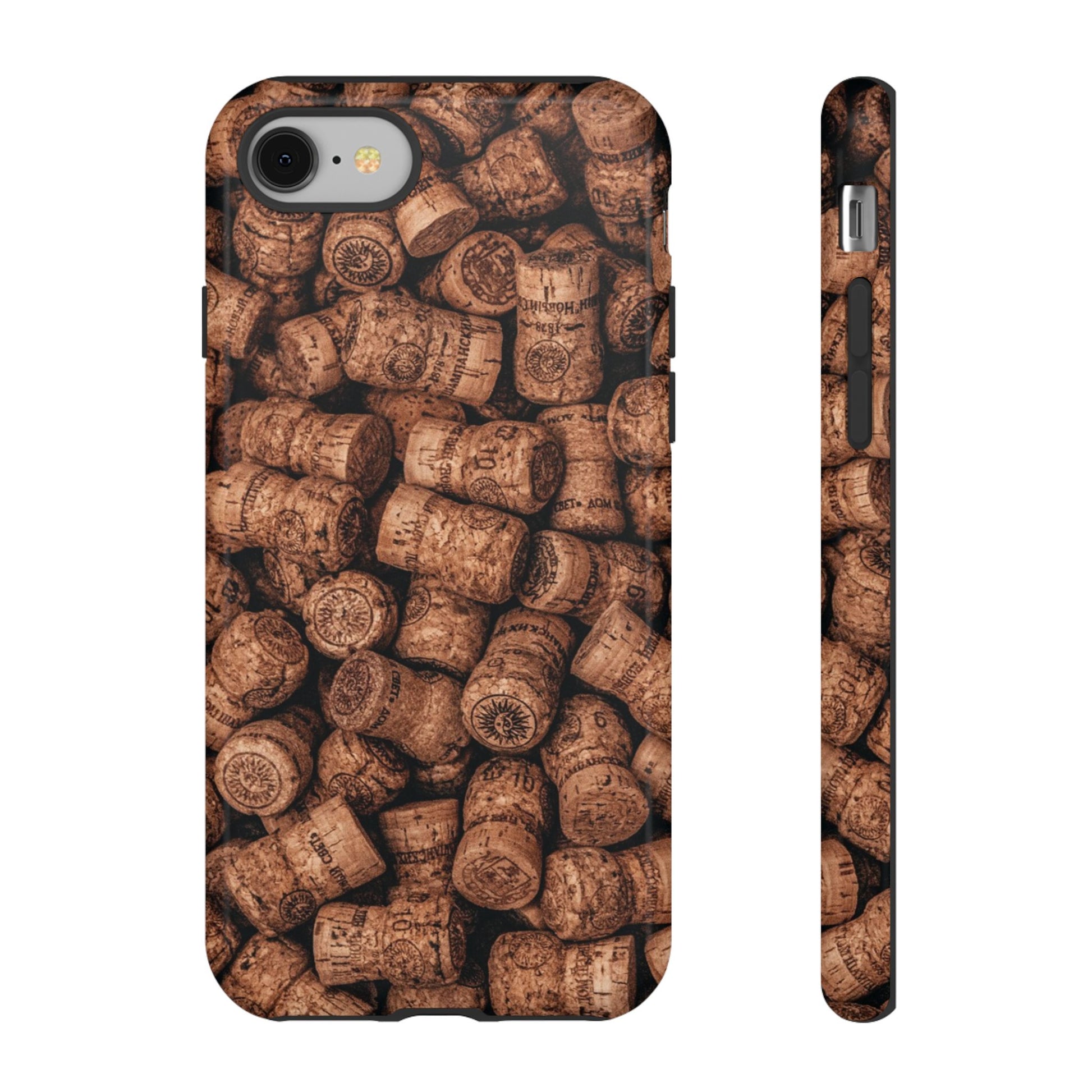 Cork Pattern Phone Case - Eco-Friendly, Vintage Style, Rustic Gifts for Wine Lovers, Housewarming, Birthday, Unique Gift - FORMO
