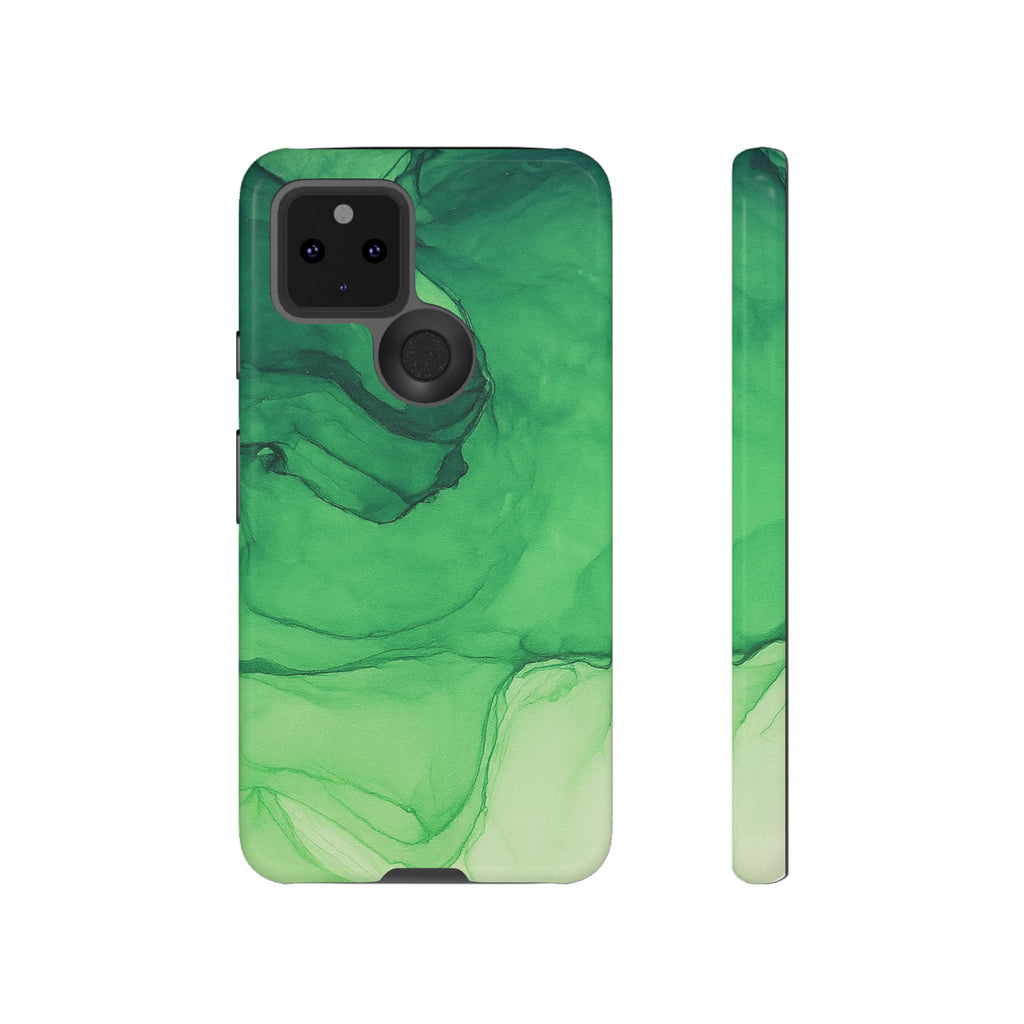 Stylish Phone Case for Nature Lovers, Tough Cases, Green Marble Design, Organic Aesthetic, Unique Gift, Eco-friendly Accessories