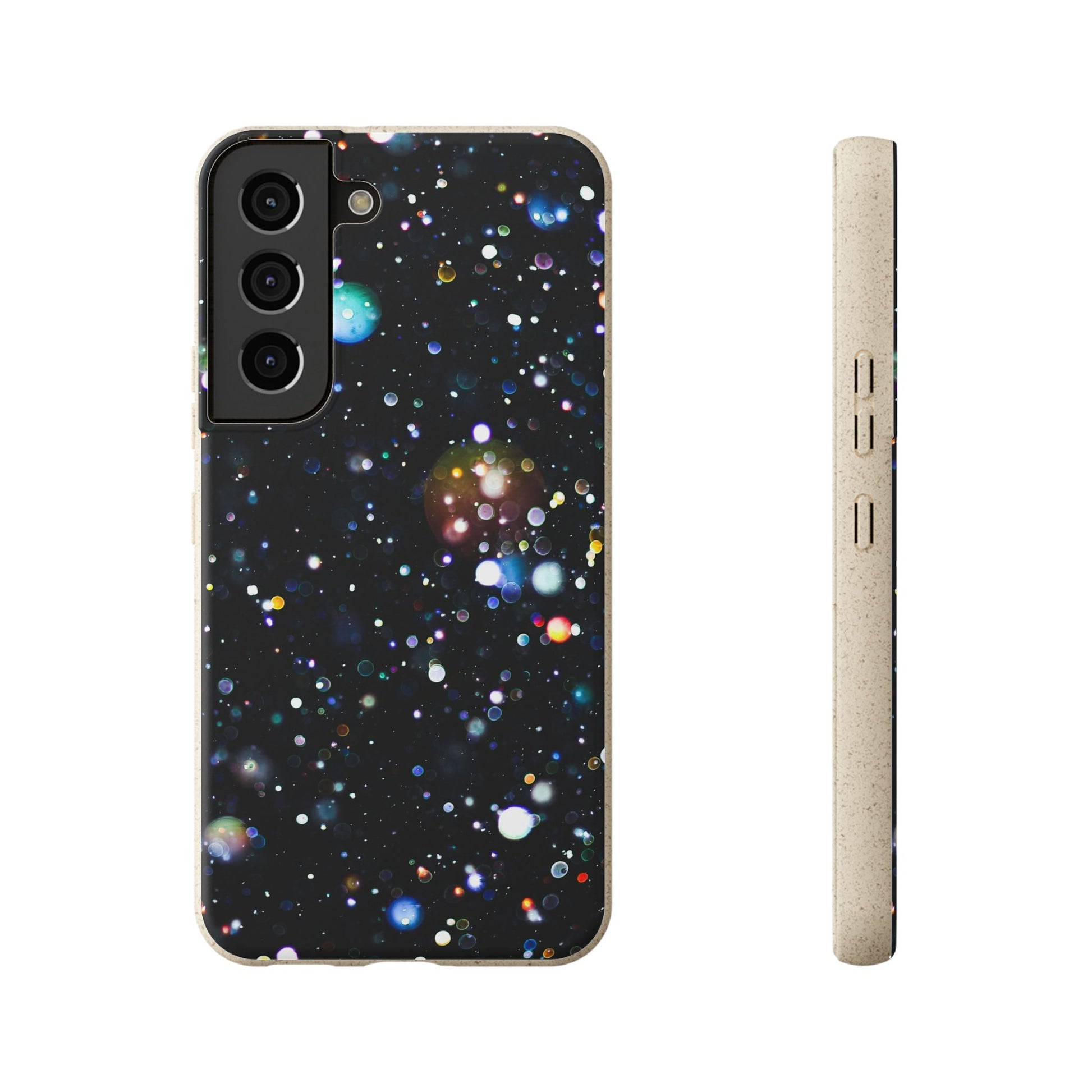 Eco-Friendly Phone Cases, Galaxy Print Biodegradable Cases, Sustainable Phone Accessories, Green Gifts for Her, Space Lover Gift - FORMO