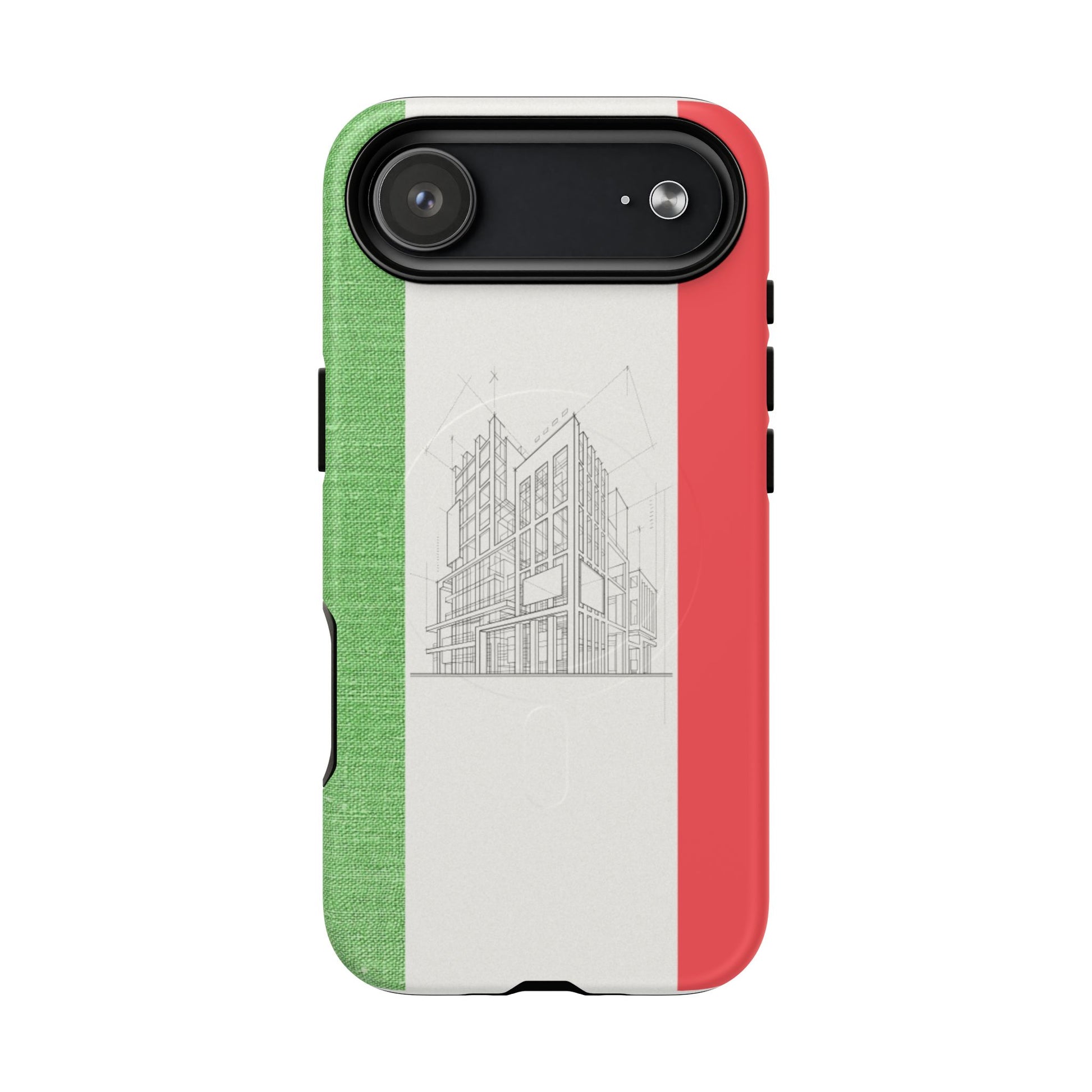 Italian Heritage Magnetic Phone Case, Stylish Phone Cover, Durable Magnet Case, Unique Gift for Travelers, Italian Culture Decor