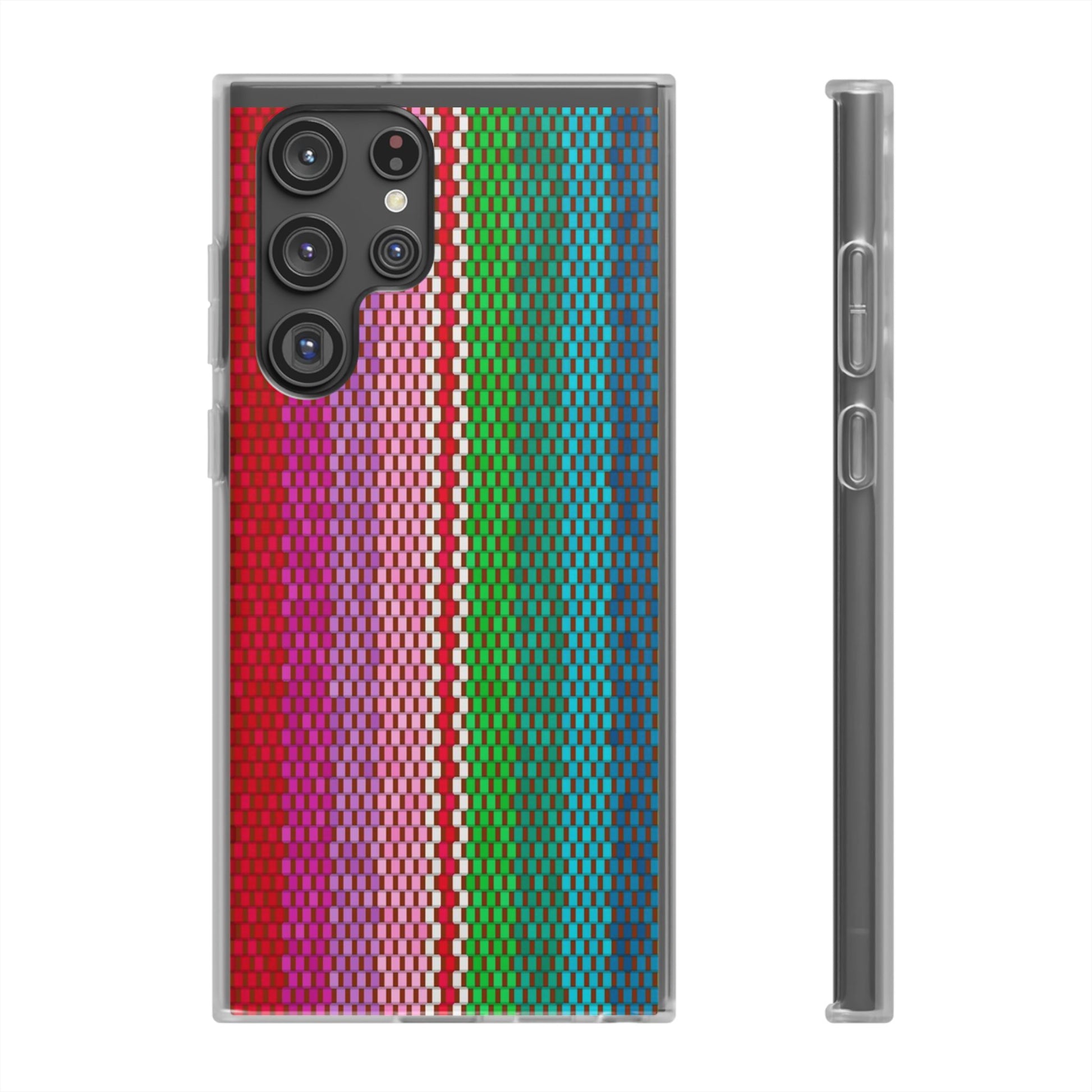 Colorful Striped Flexi Phone Case (iPhone & Samsung Compatible) - FORMO
