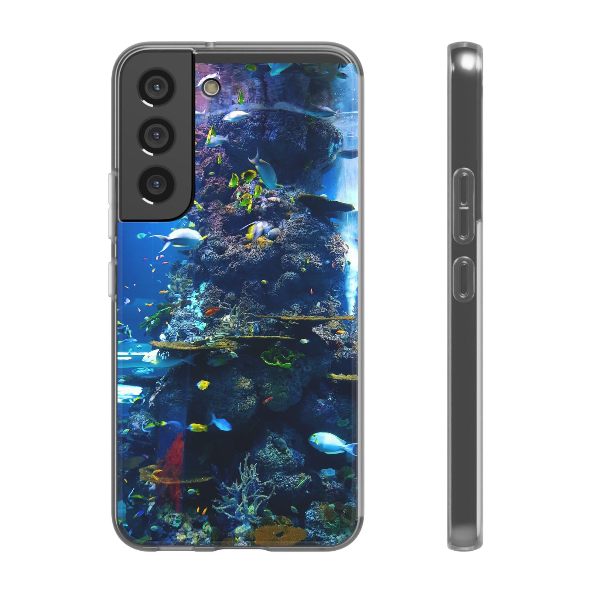 Underwater Paradise Phone Case, Flexible Mobile Cover, Ocean Lover Gift, Marine Life, Beach Decor, Sea Life Accessories - FORMO