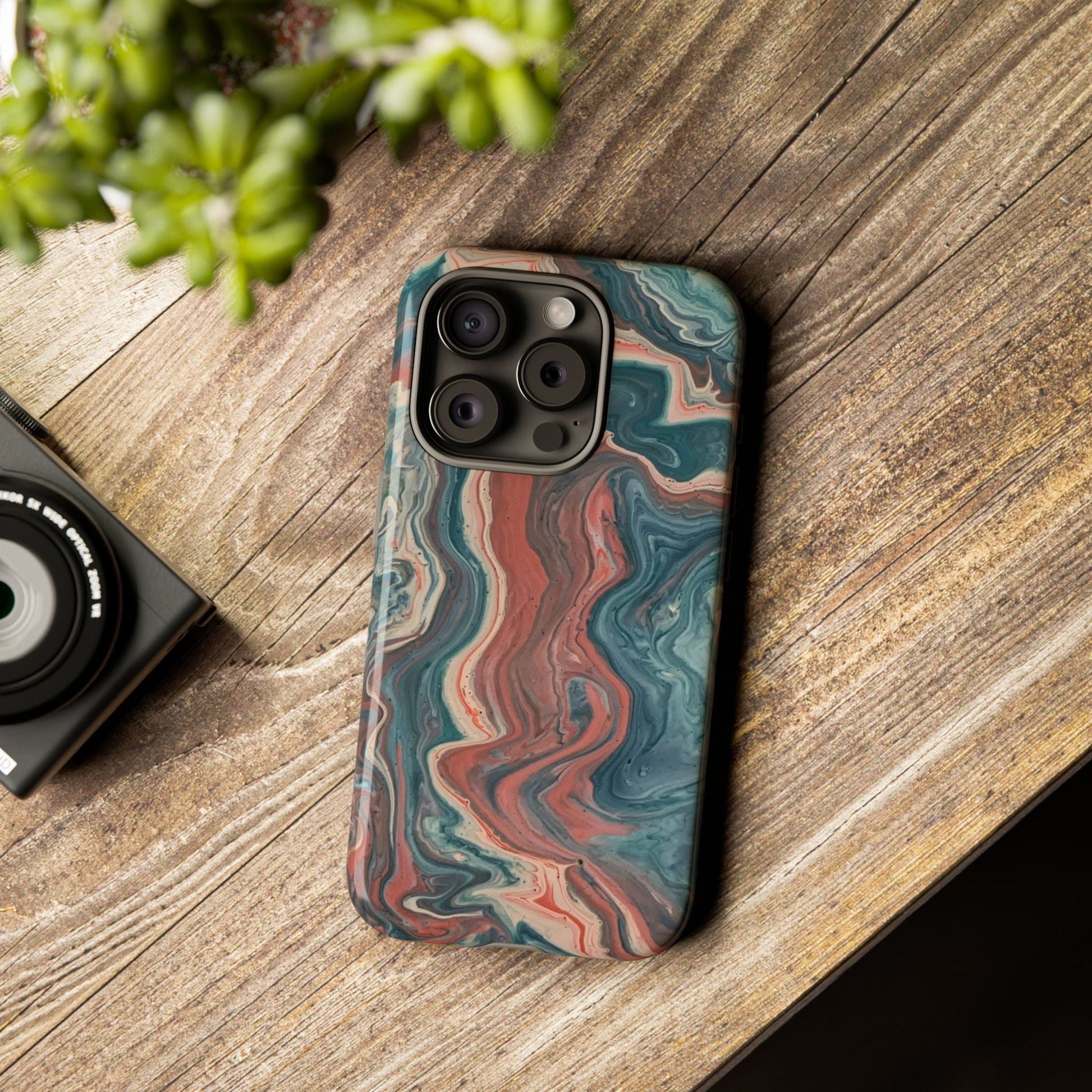 Artistic Phone Case, Tough Cases for Stylish Protection, Marble Design, Trendy Gift for Phone Lovers, Unique Cell Phone Accessory - FORMO