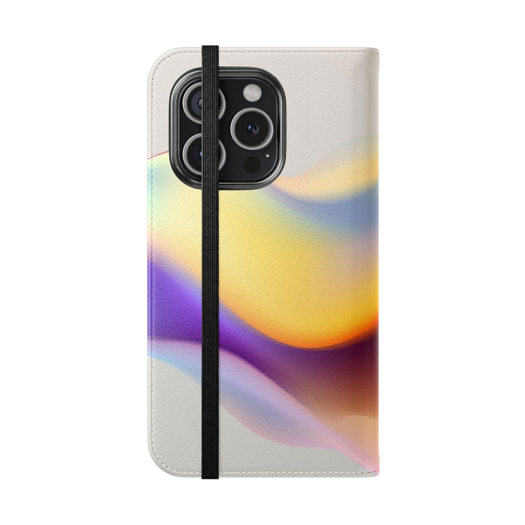 Abstract Gradient Wave Phone Wallet Case (iPhone & Samsung Compatible) - FORMO