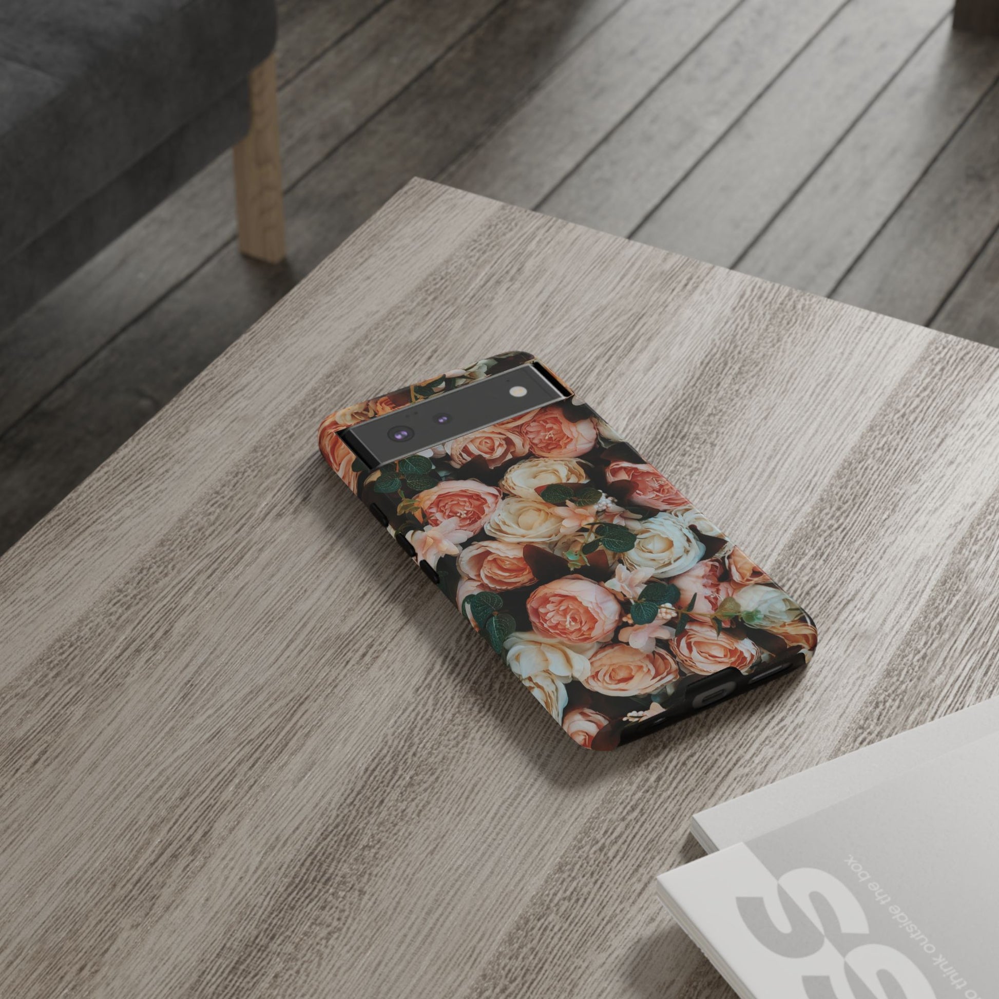Floral Phone Case - Tough Cases, Rose Design, Floral Protection, Gift for Her, Cute Mobile Cover, Eco-Friendly Case - FORMO