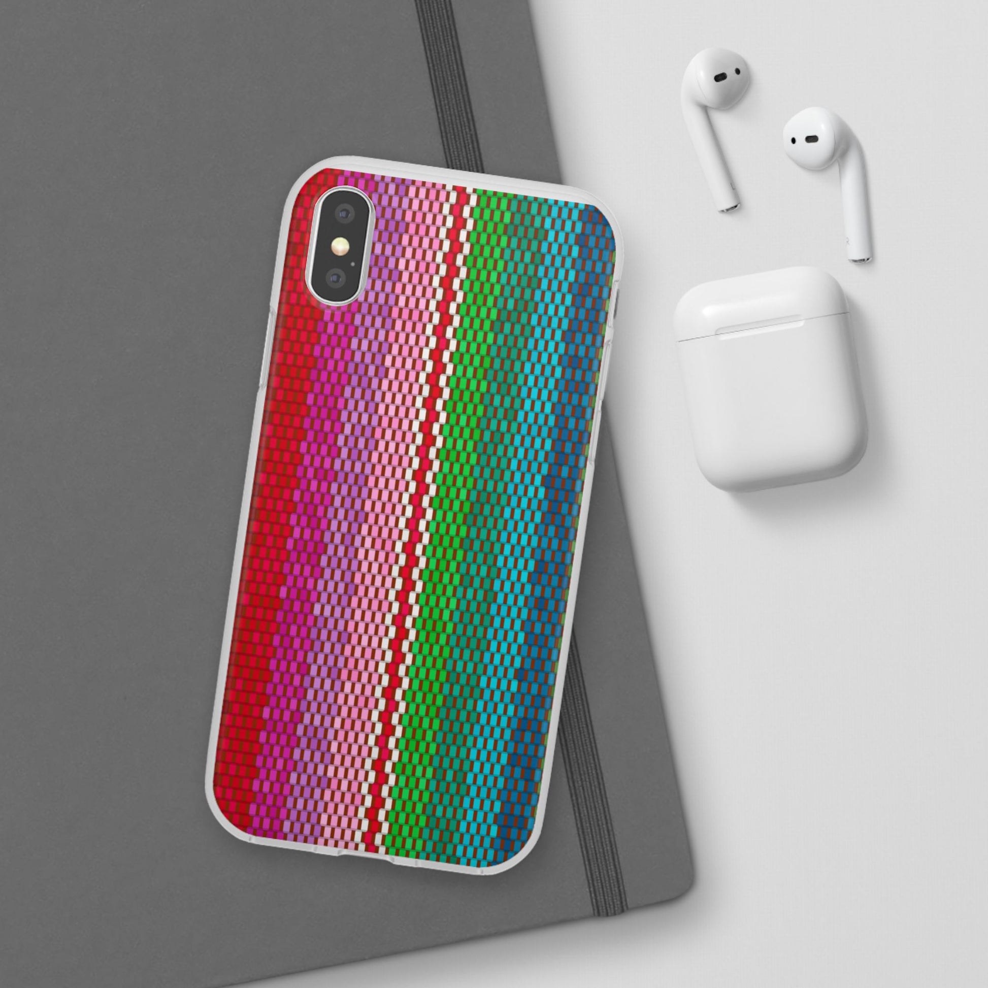 Colorful Striped Flexi Phone Case (iPhone & Samsung Compatible) - FORMO