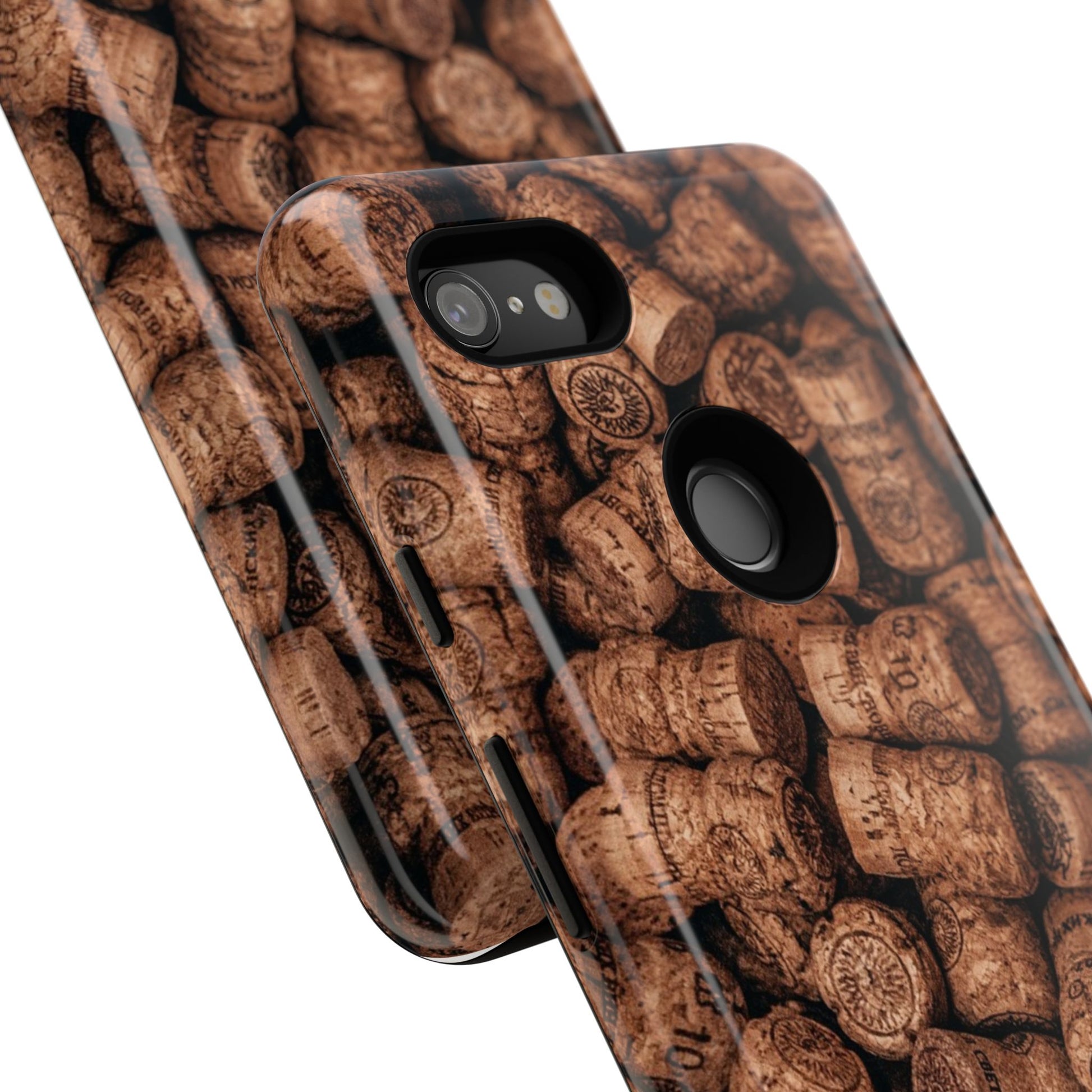 Cork Pattern Phone Case - Eco-Friendly, Vintage Style, Rustic Gifts for Wine Lovers, Housewarming, Birthday, Unique Gift - FORMO